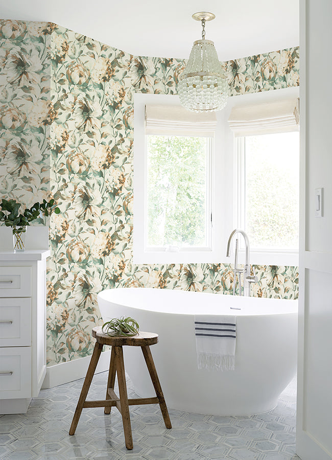Attia Light Blue Floral