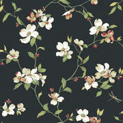 Black and White Dogwood Floral