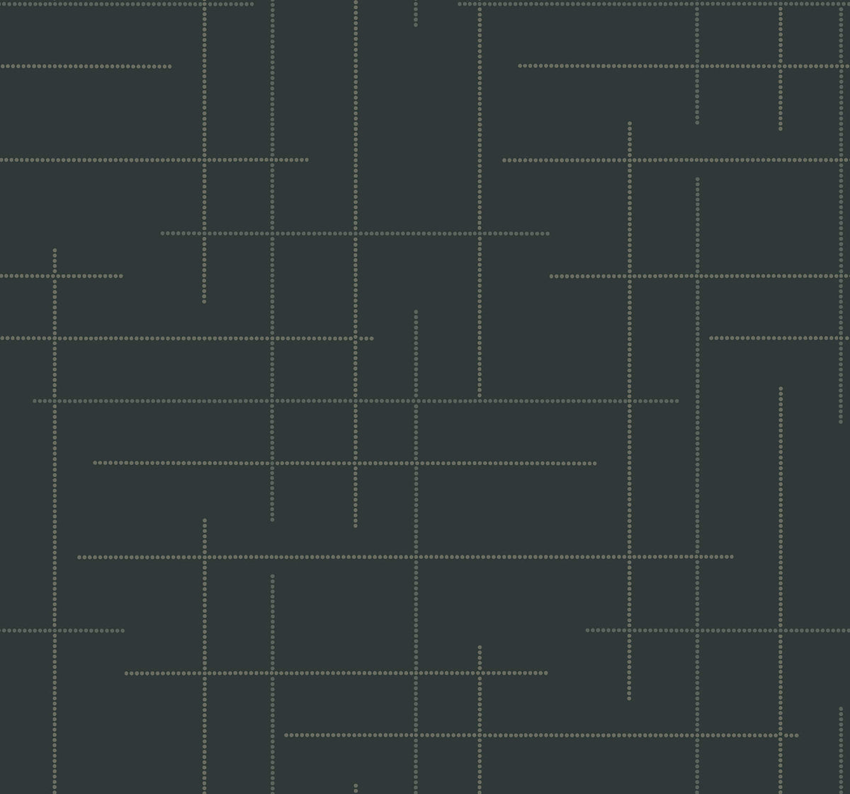 Wylie Teal Dotted Grid Lines