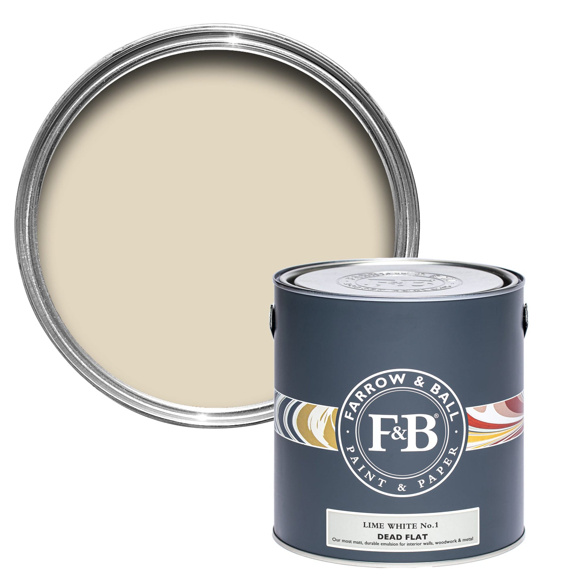 US Gallon Dead Flat Lime White No.1
