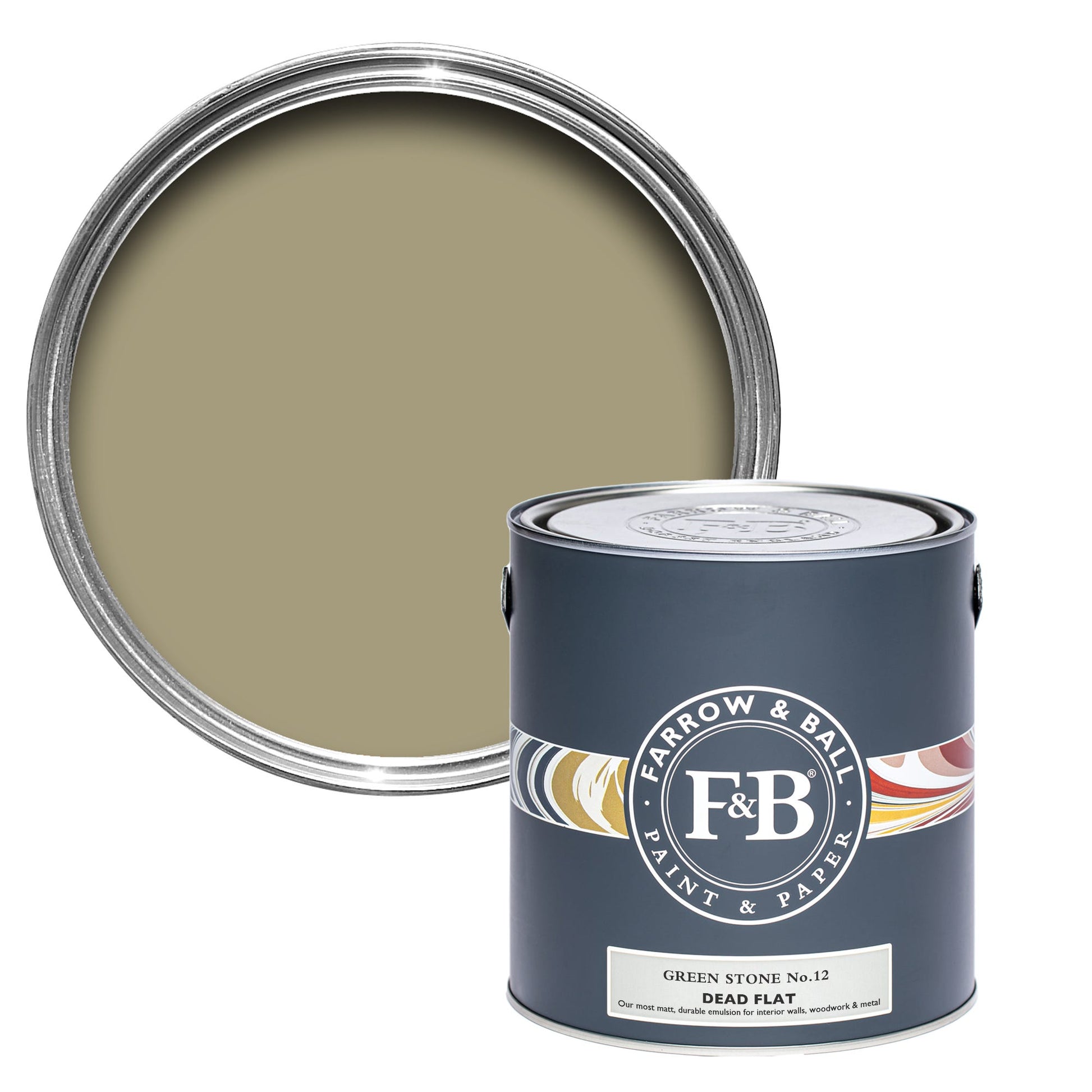 750ml Dead Flat Green Stone No.12