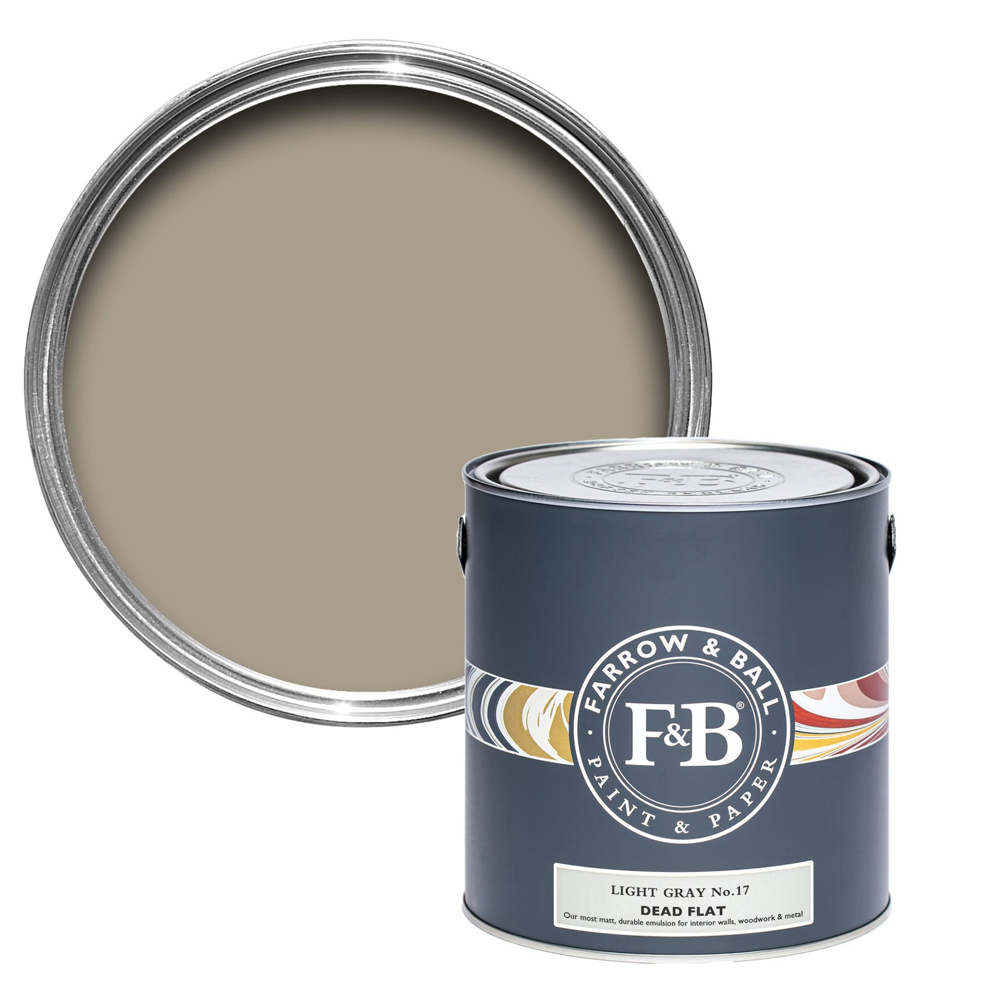 750ml Dead Flat Light Gray No.17