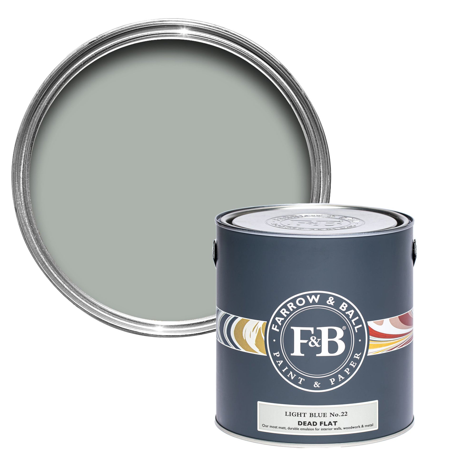 US Gallon Dead Flat Light Blue No.22