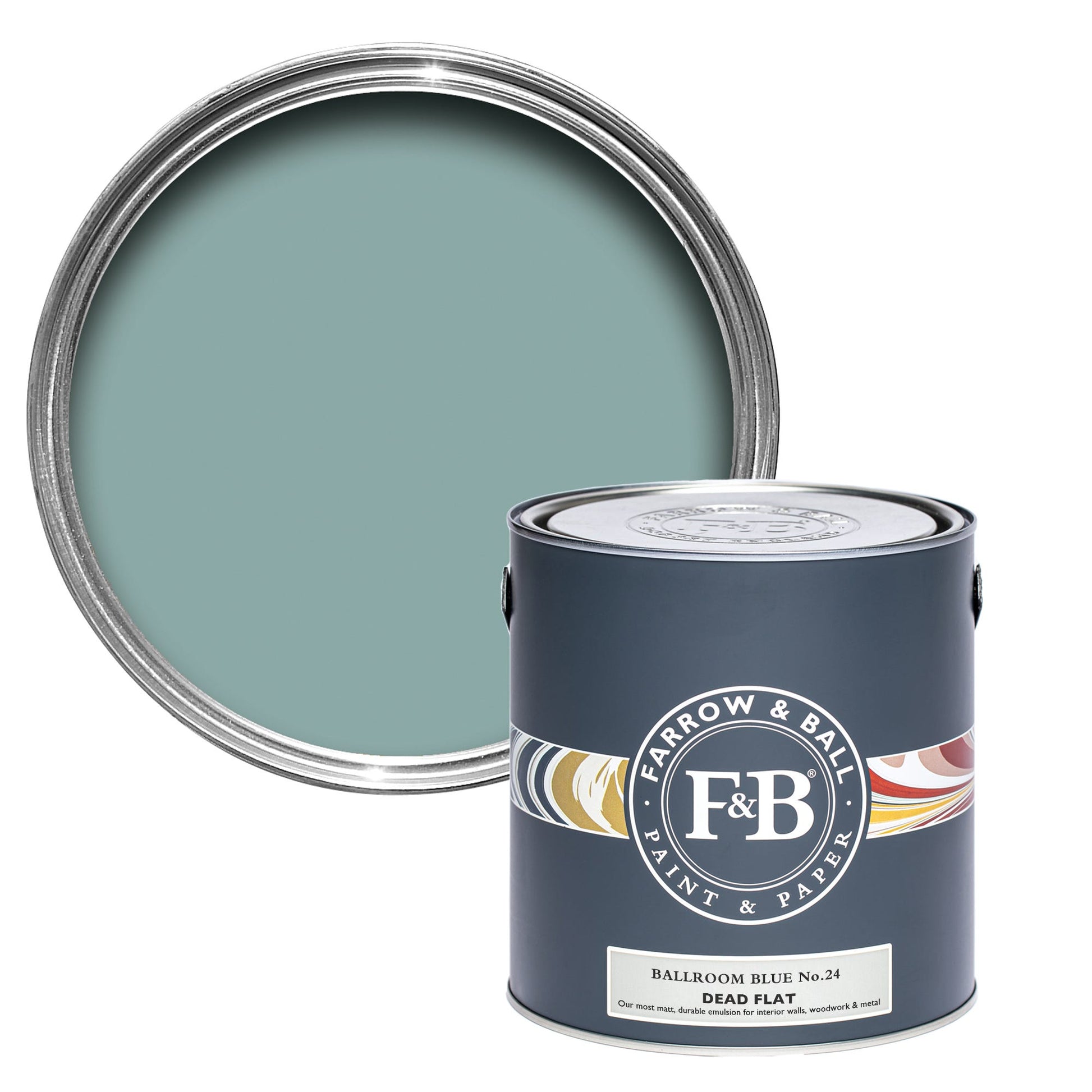 US Gallon Dead Flat Ballroom Blue No.24