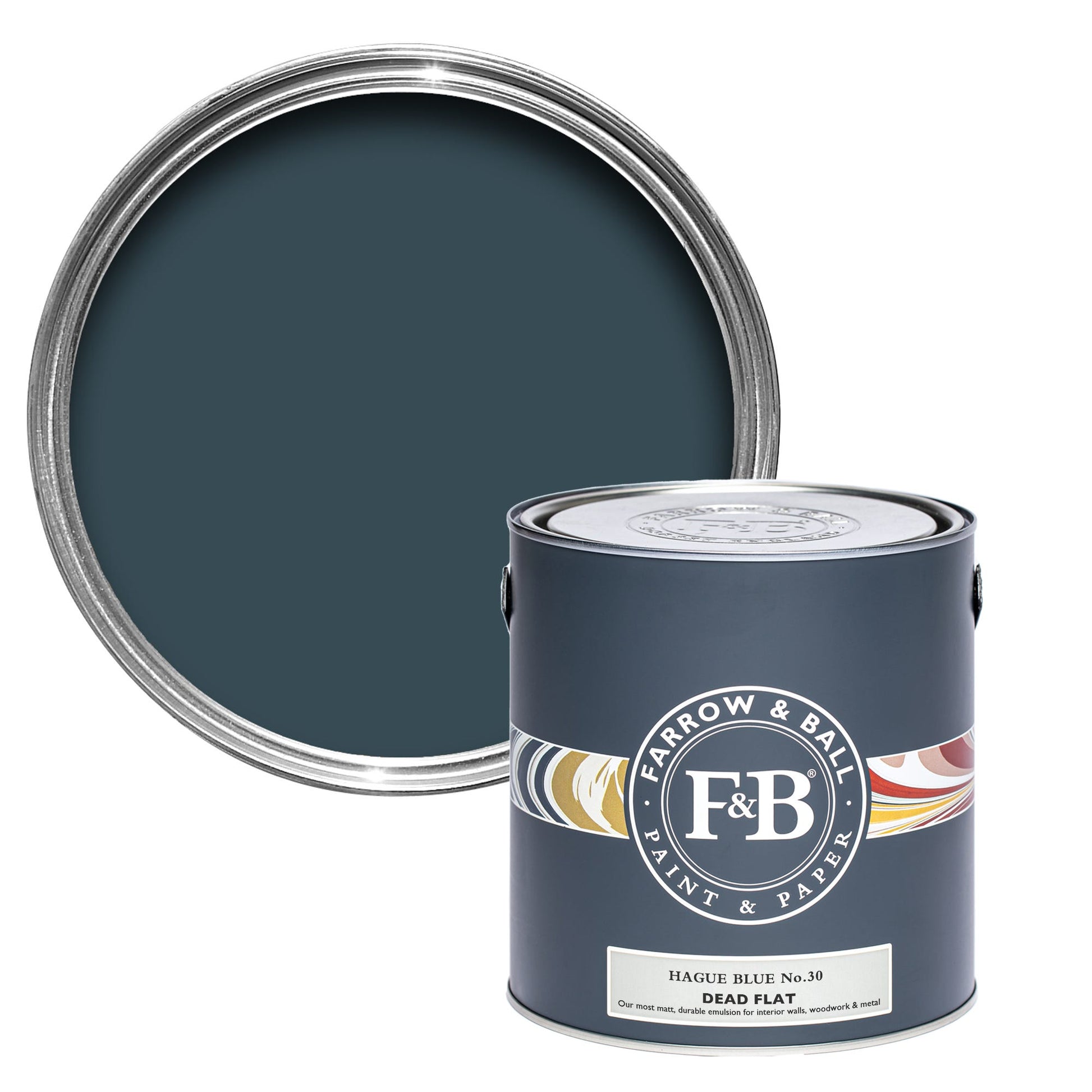 US Gallon Dead Flat Hague Blue No.30