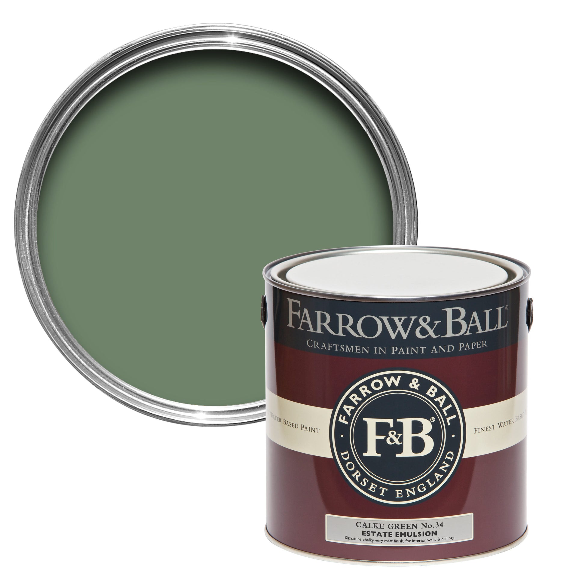 US Gallon Modern Emulsion Calke Green No.34