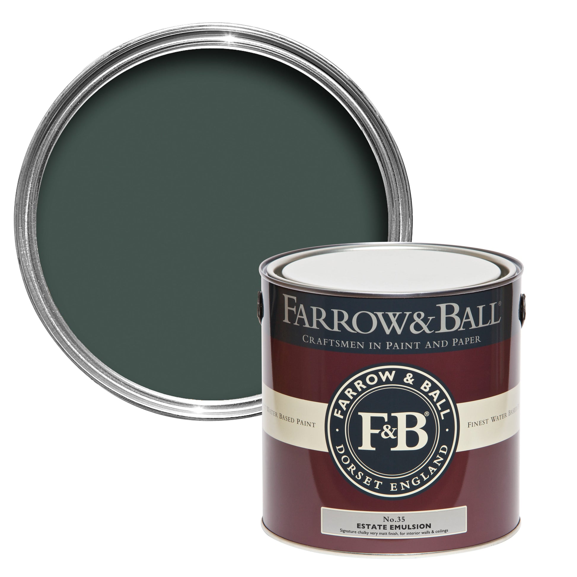 US Gallon Flat Eggshell Chine Green No.35