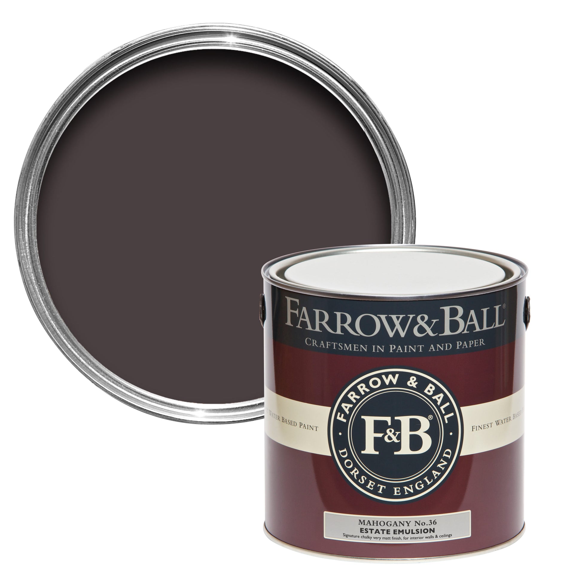 US Gallon Flat Eggshell Mahogany No.36