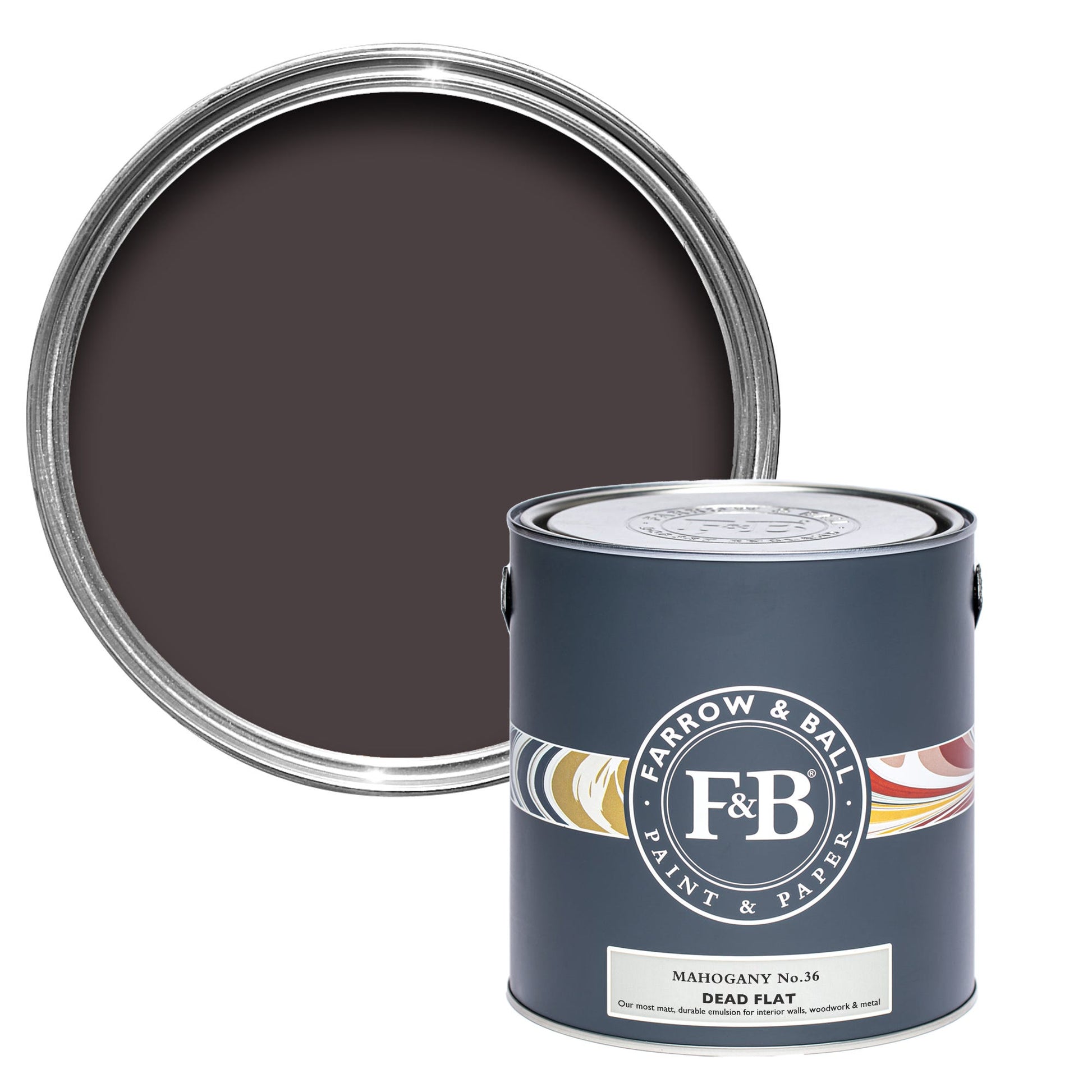 US Gallon Dead Flat Mahogany No.36