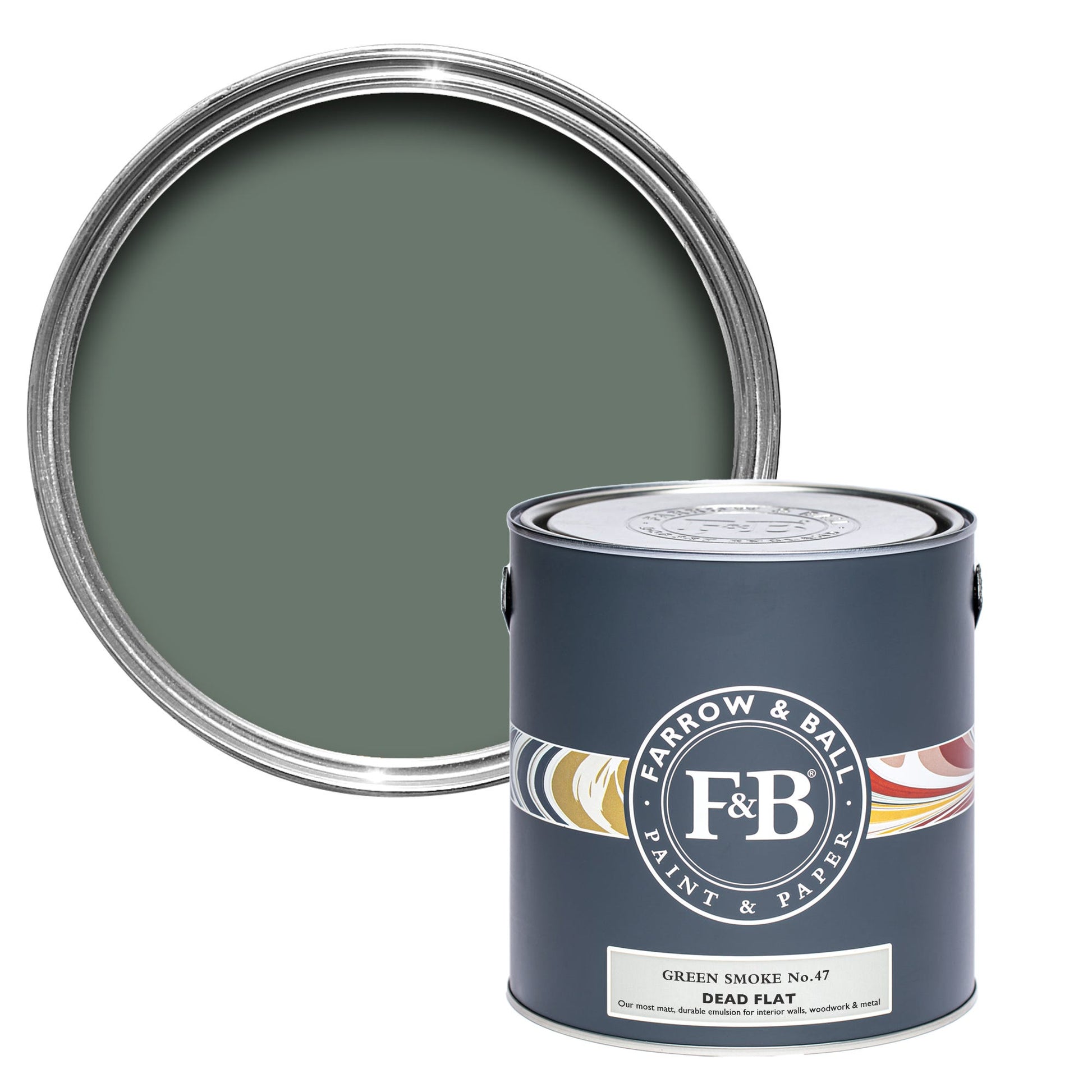US Gallon Dead Flat Green Smoke No.47