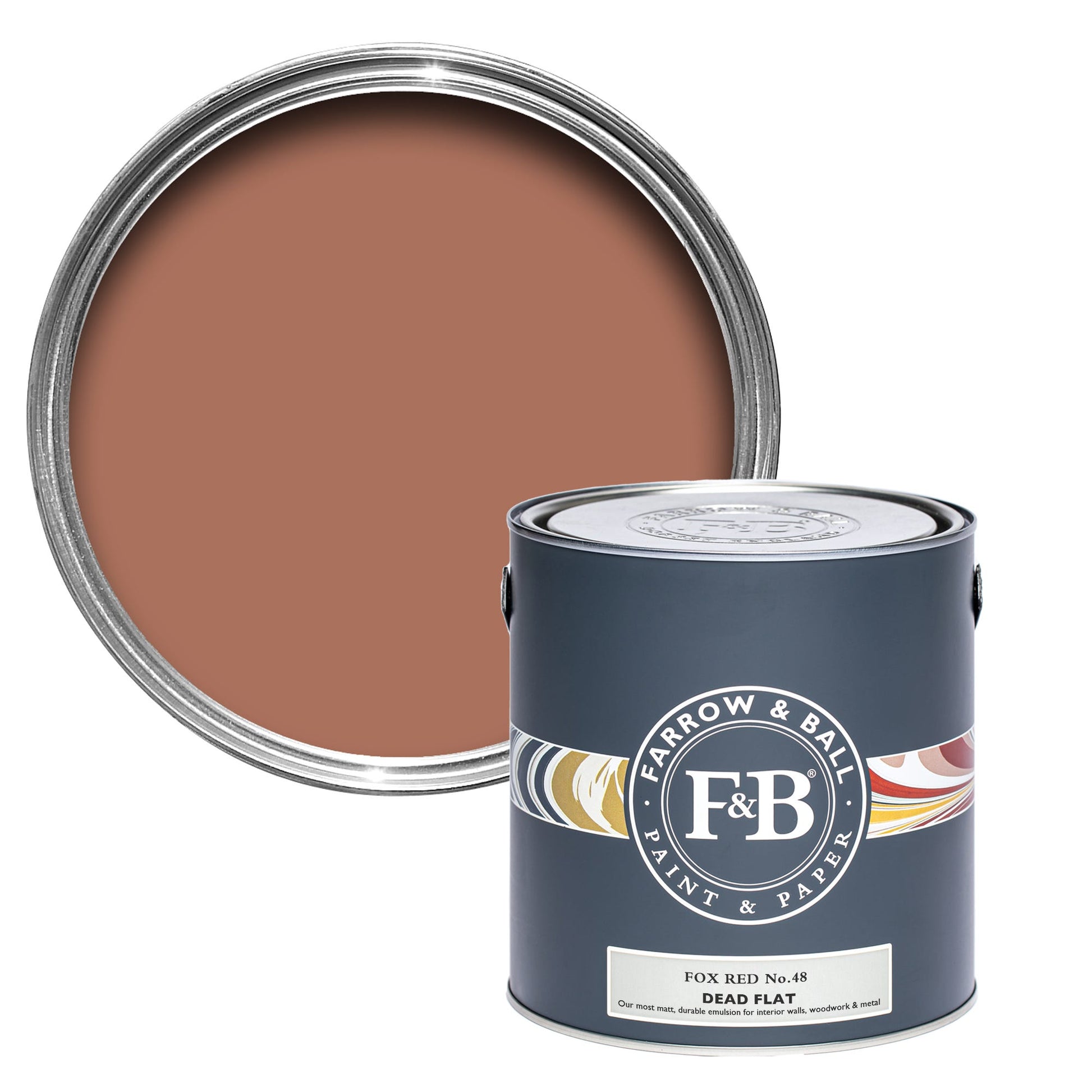 US Gallon Dead Flat Fox Red No.48
