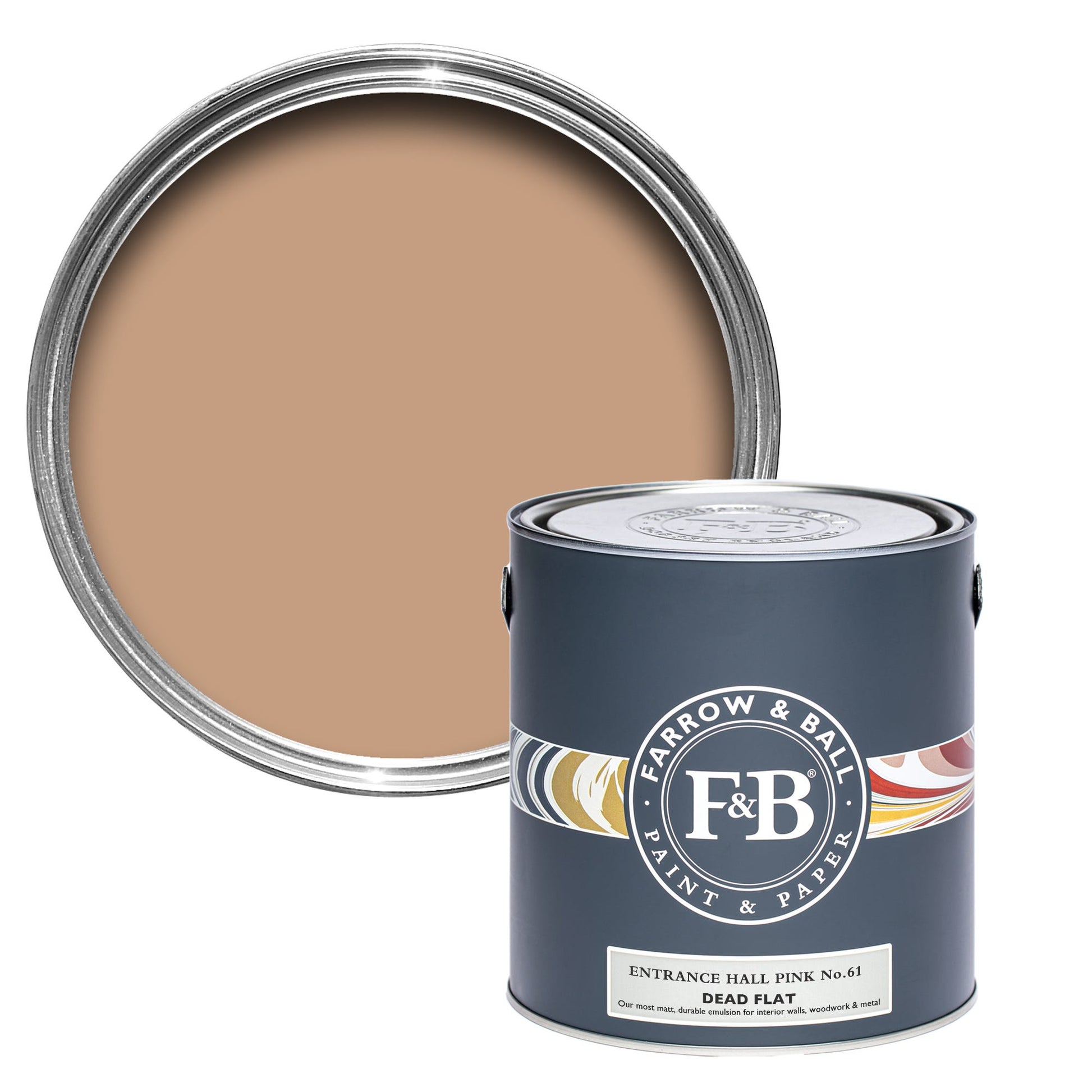 750ml Dead Flat Entrance Hall Pink No.61