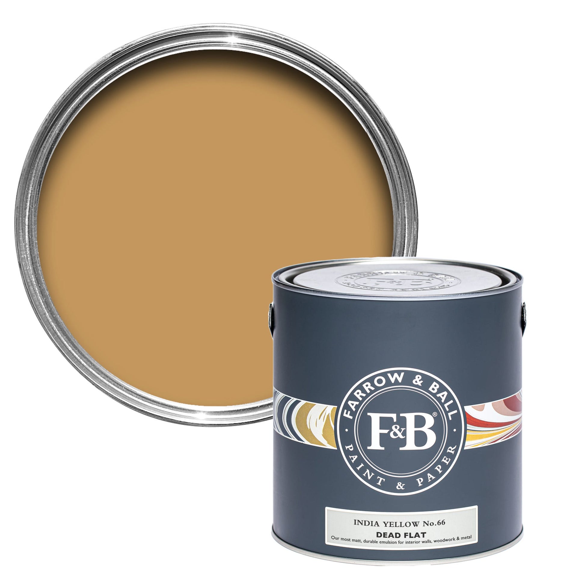 US Gallon Dead Flat India Yellow No.66