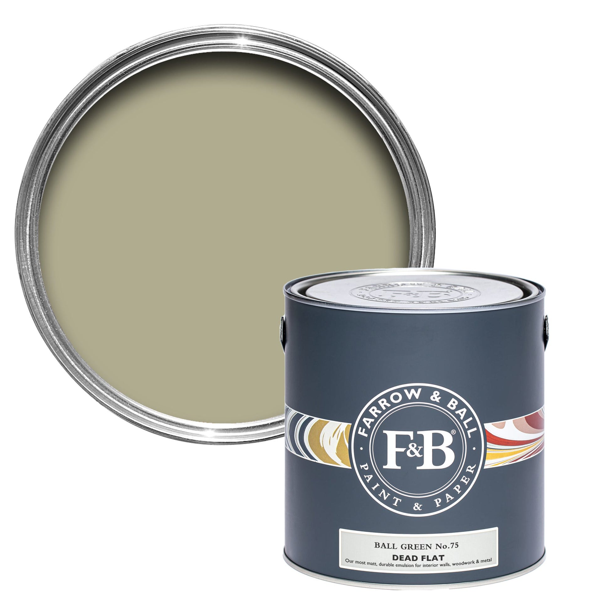 750ml Dead Flat Ball Green No.75