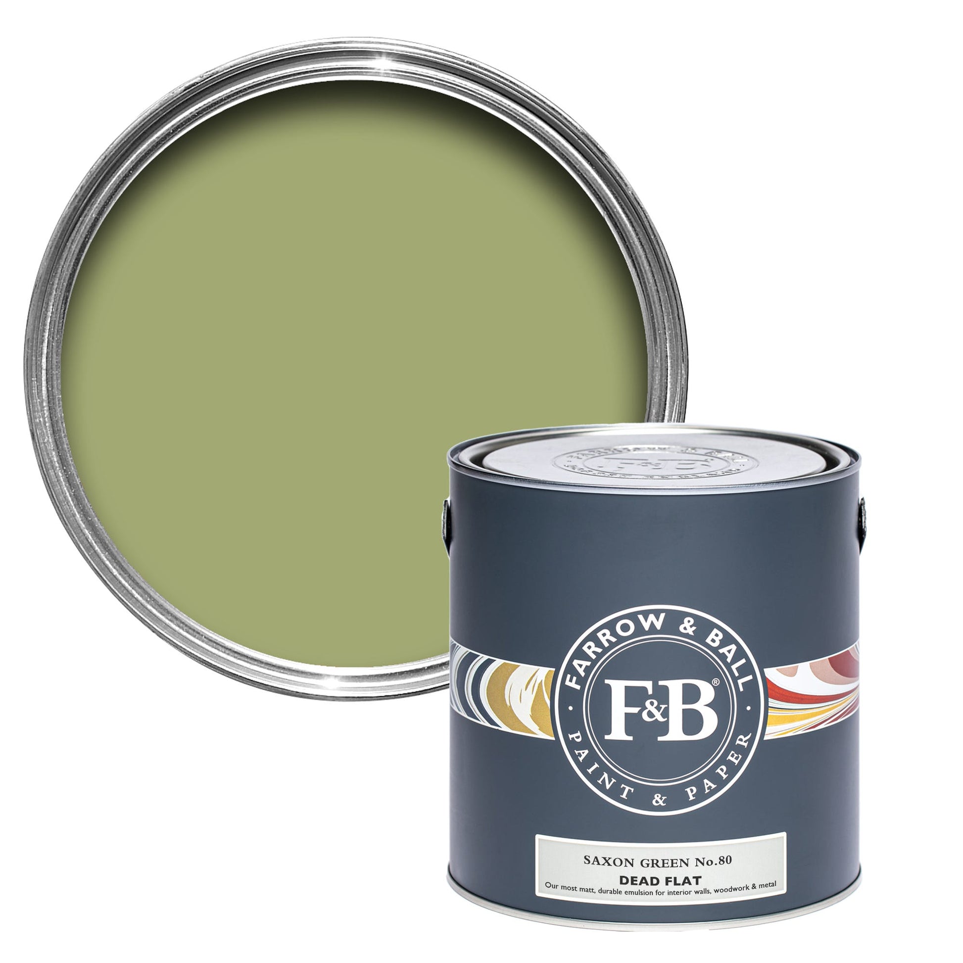 US Gallon Dead Flat Saxon Green No.80