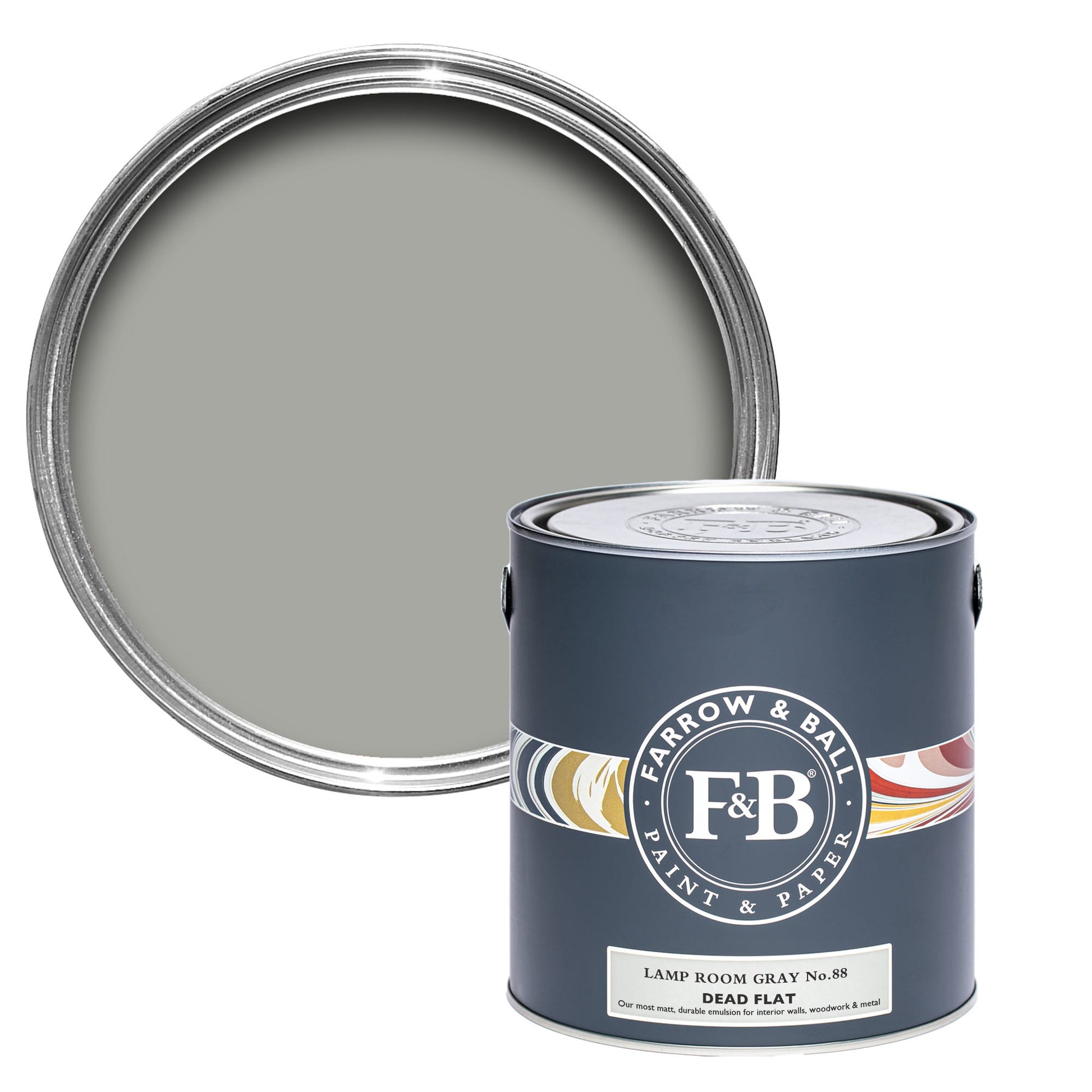 750ml Dead Flat Lamp Room Gray No.88
