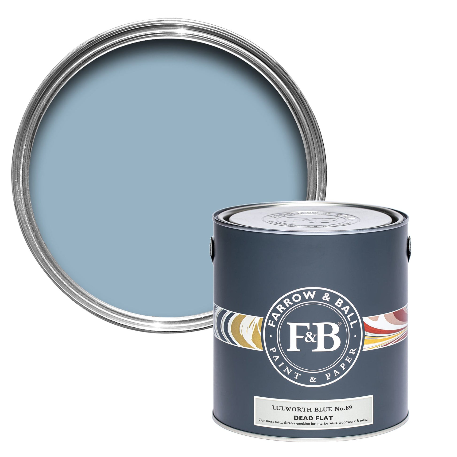 US Gallon Dead Flat Lulworth Blue No.89