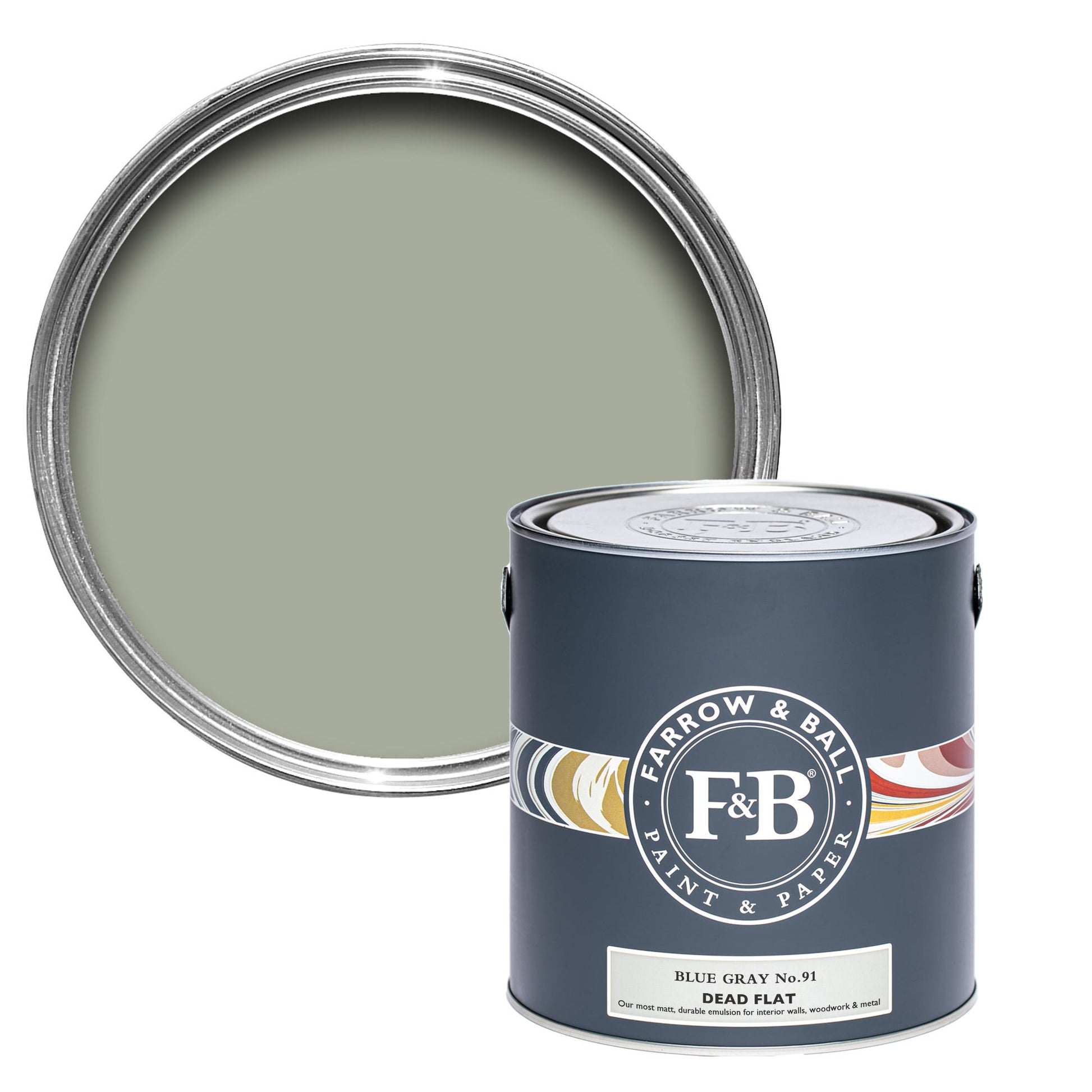 US Gallon Dead Flat Blue Gray No.91