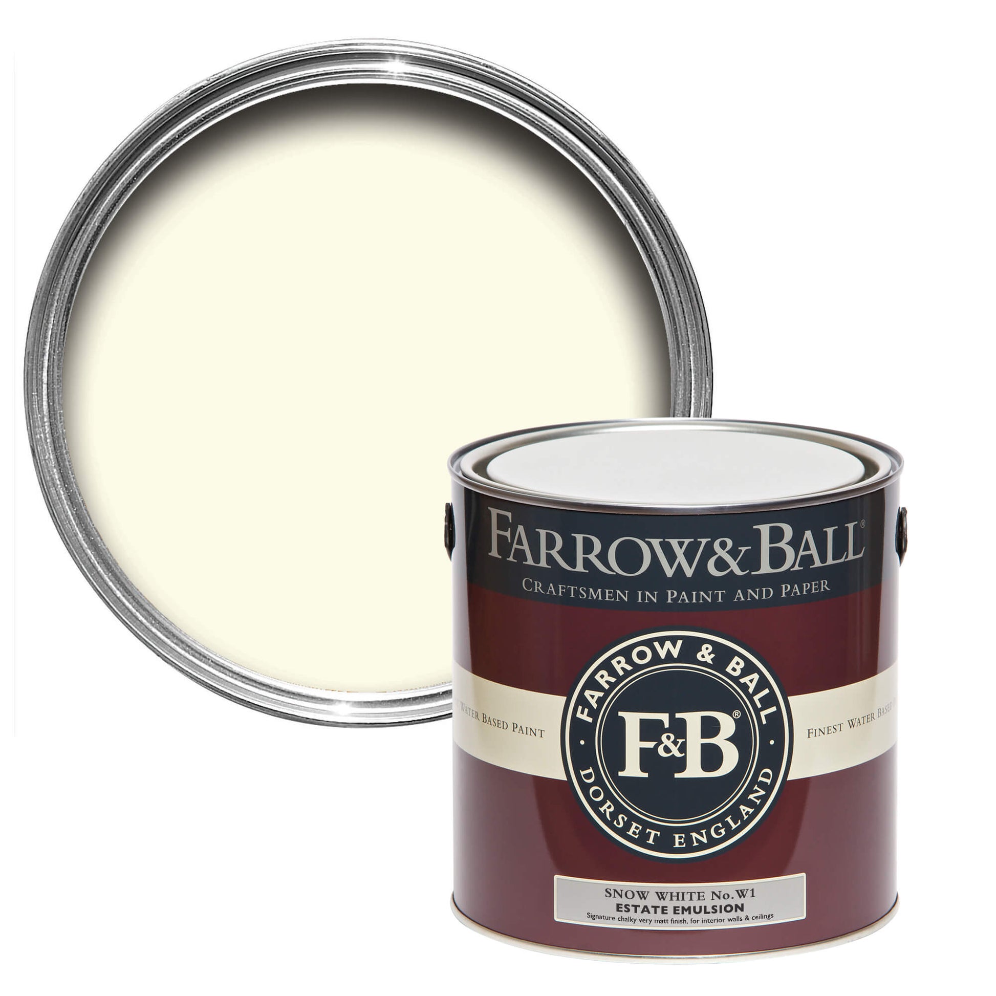 US Gallon Modern Eggshell Snow White No.W1