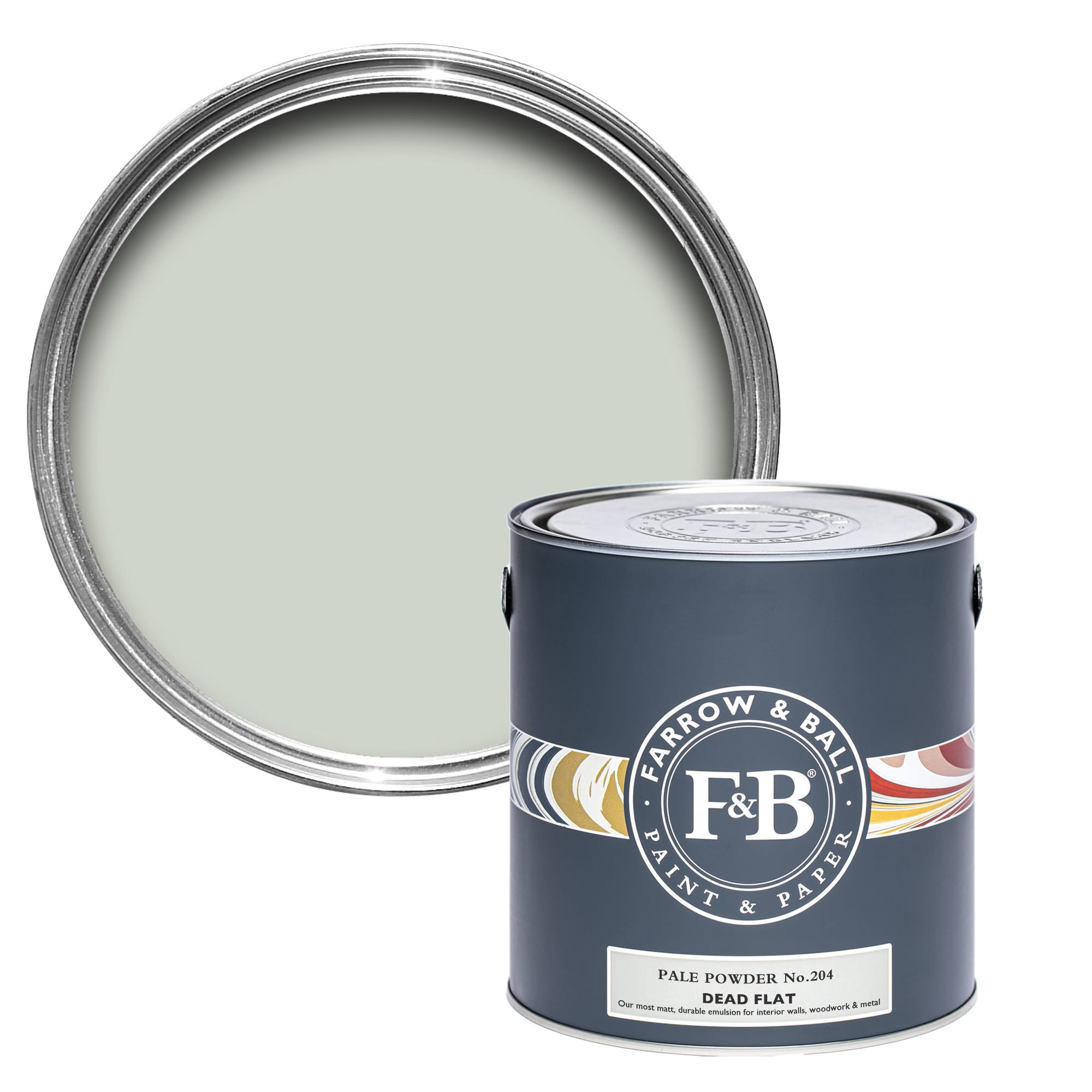 US Gallon Dead Flat Pale Powder No.204