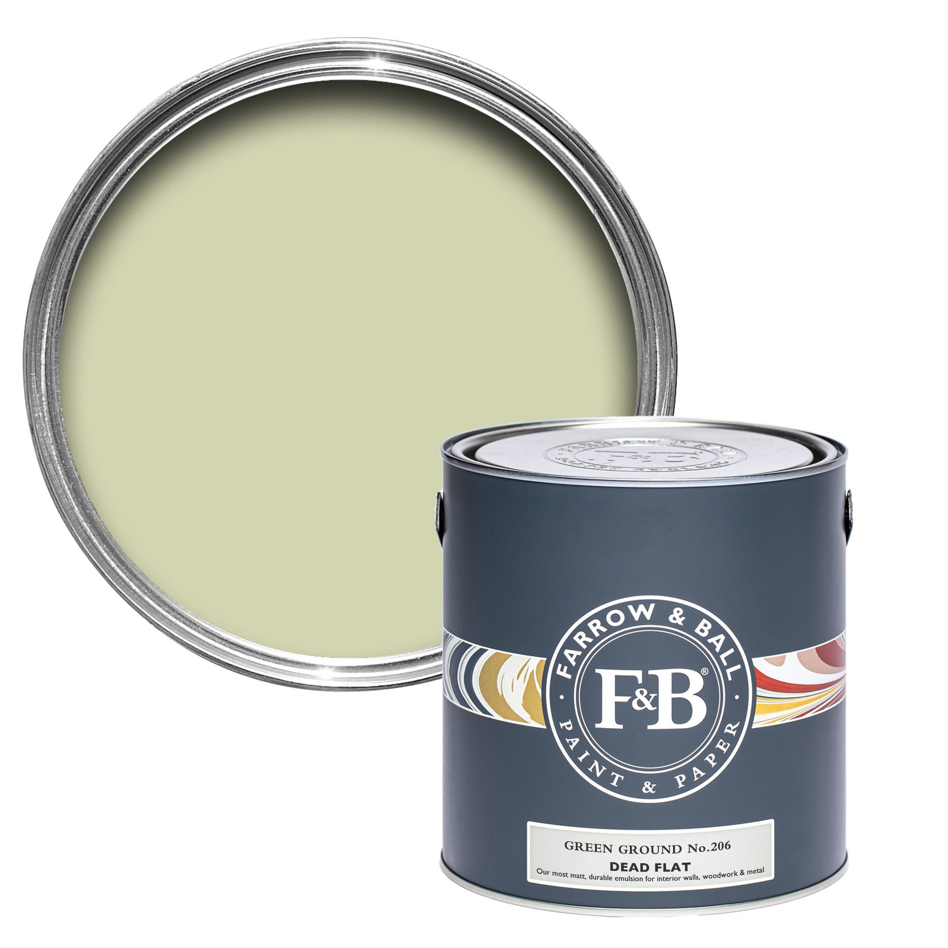 US Gallon Dead Flat Green Ground No.206