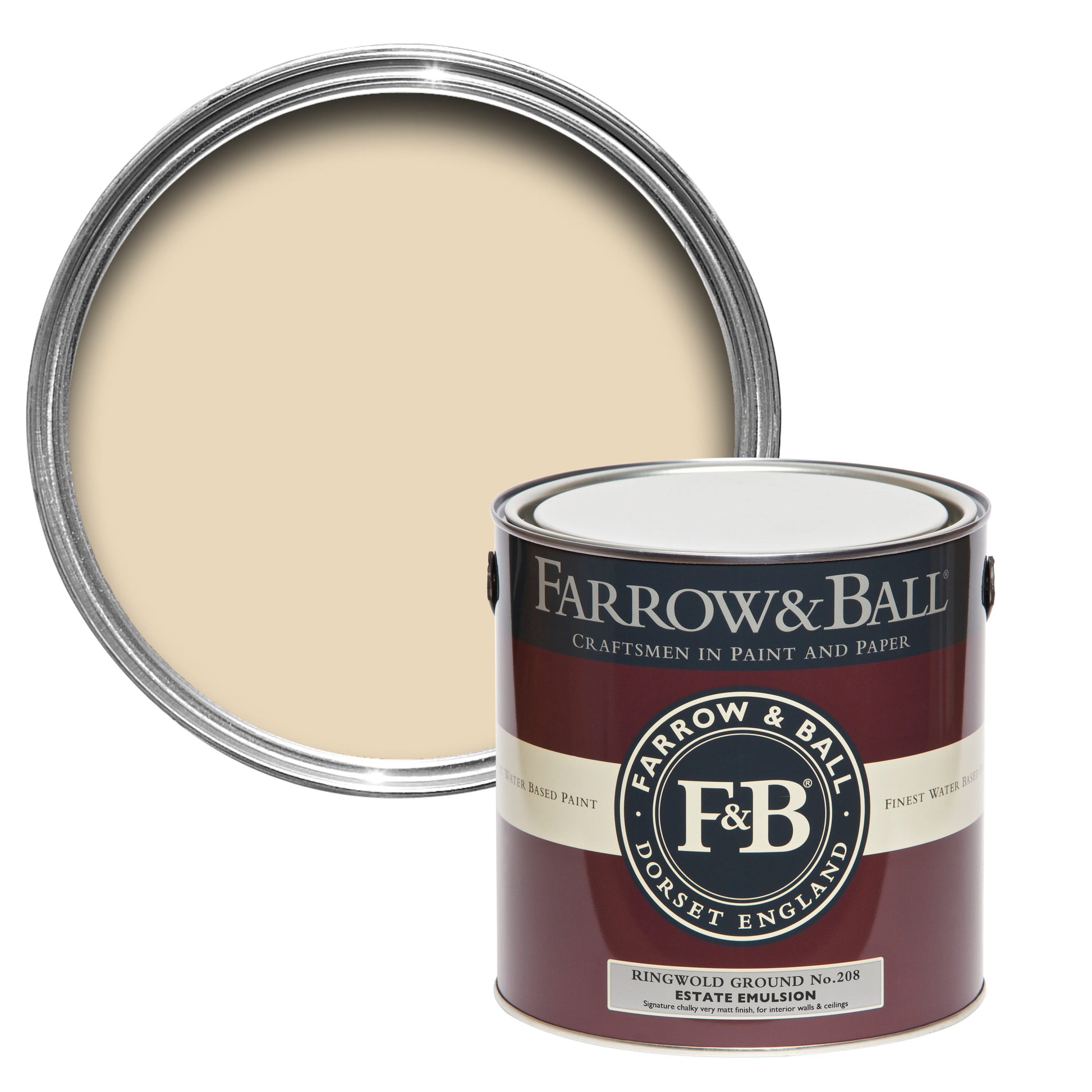 US Gallon Flat Eggshell Ringwold Ground No.208