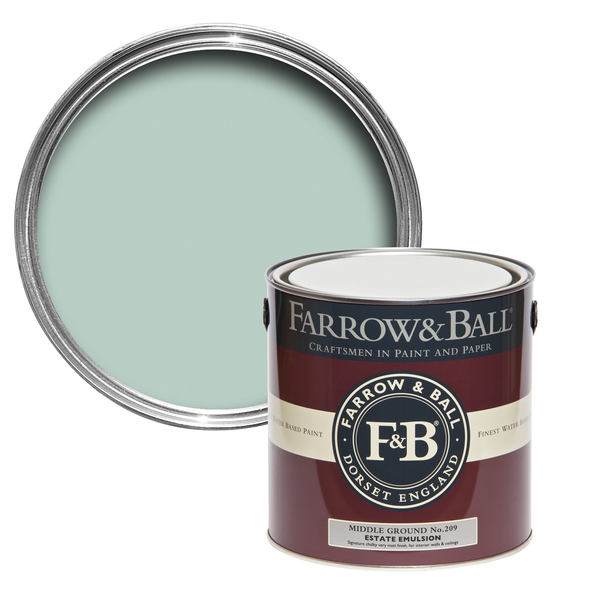 750ml Flat Eggshell Middle Ground No.209