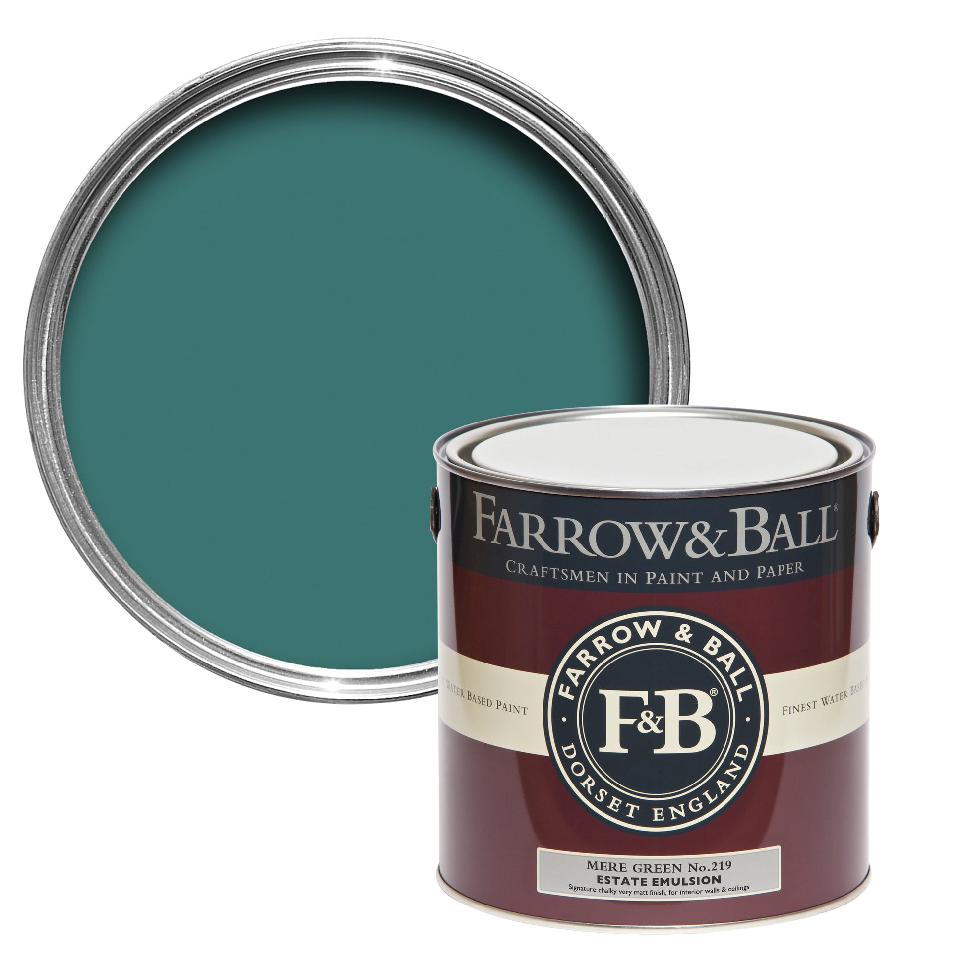 US Gallon Flat Eggshell Mere Green No.219
