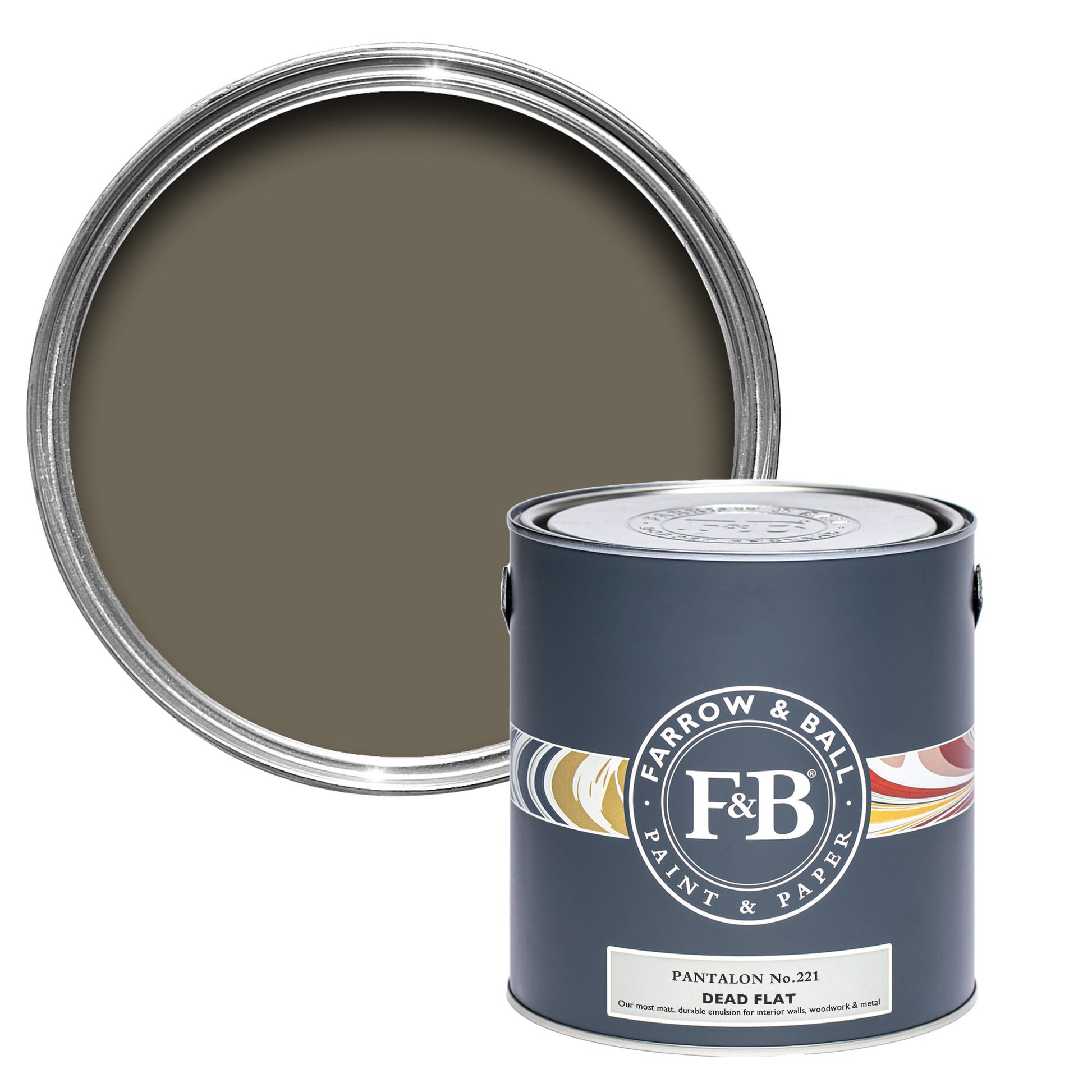 US Gallon Dead Flat Pantalon No.221