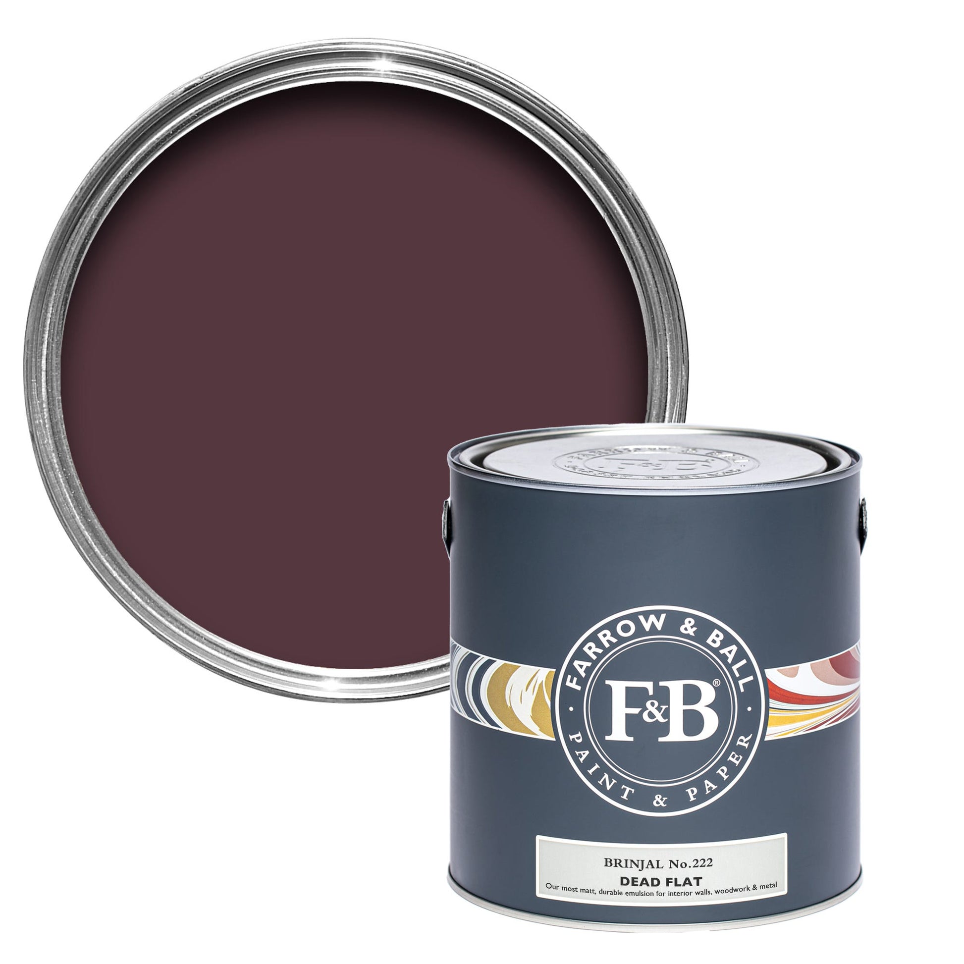 US Gallon Dead Flat Brinjal No.222