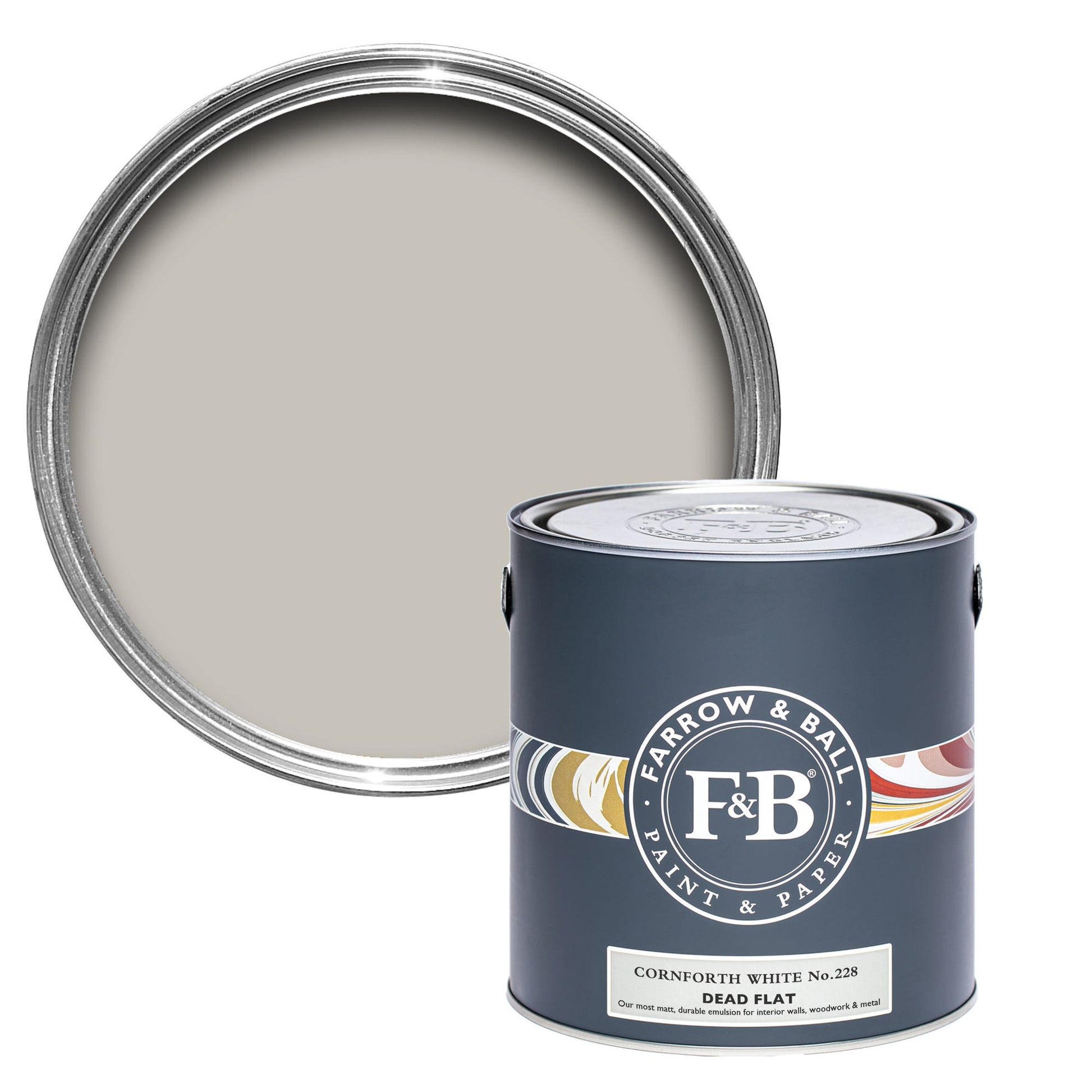 US Gallon Dead Flat Cornforth White No.228