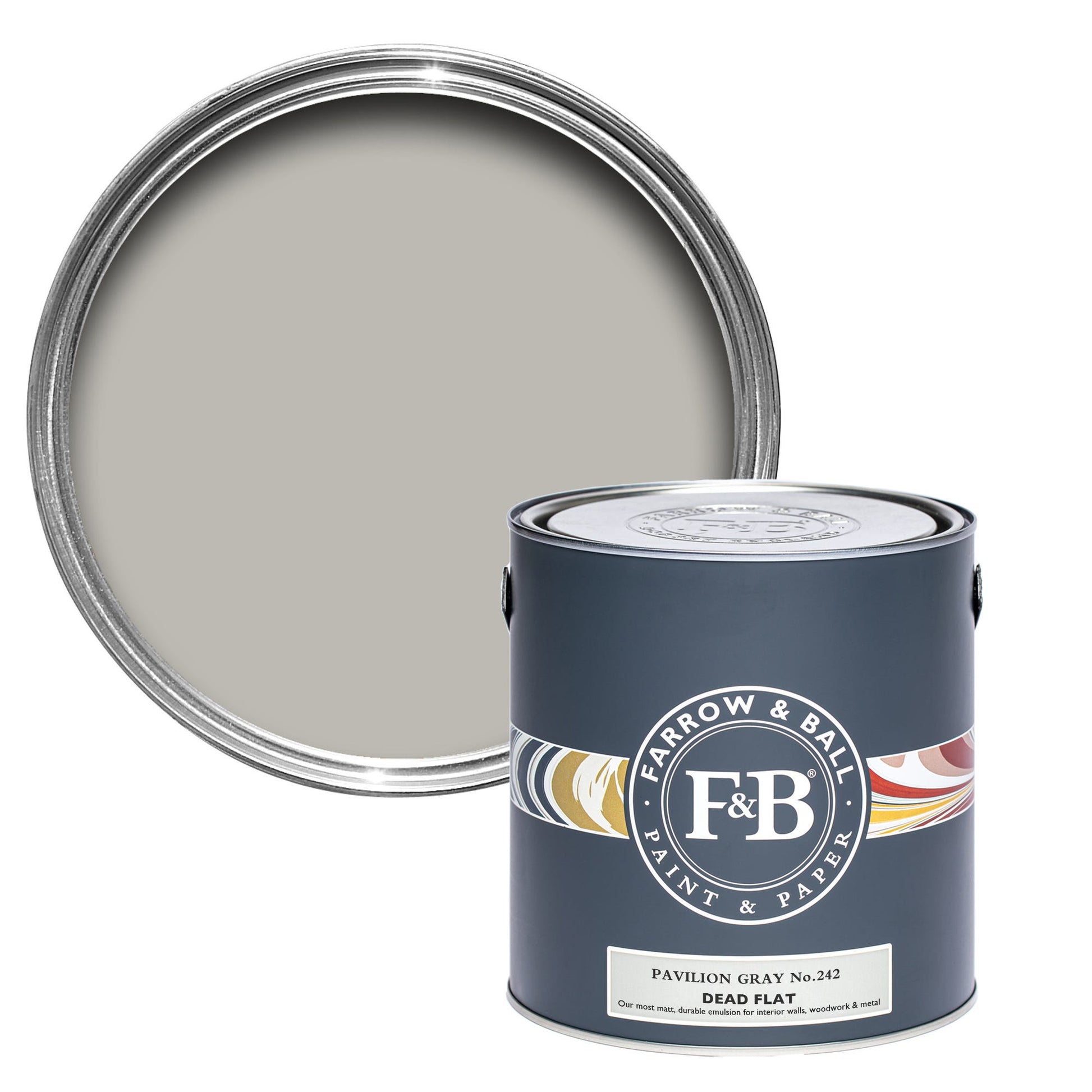 US Gallon Dead Flat Pavilion Gray No.242