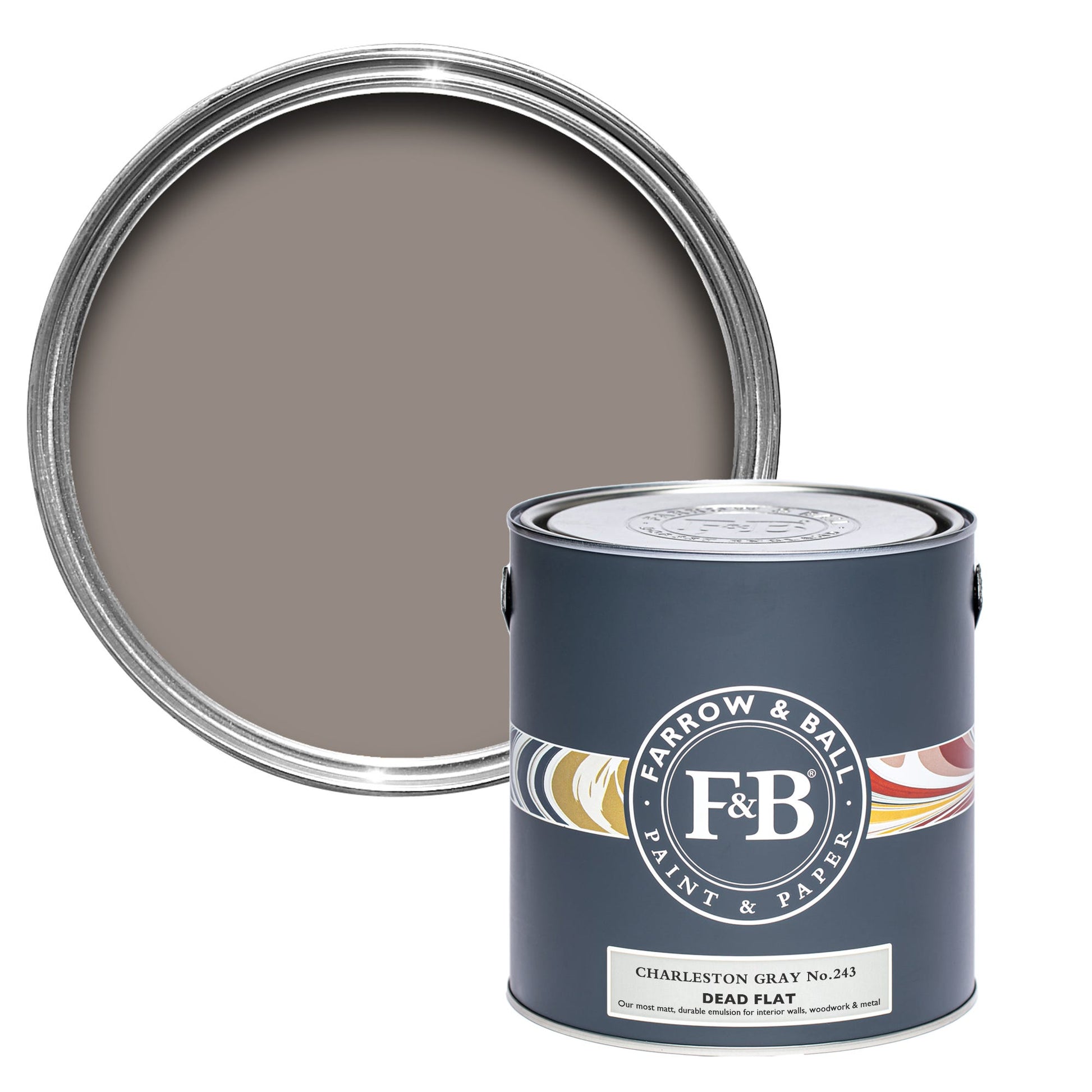 US Gallon Dead Flat Charleston Gray No.243