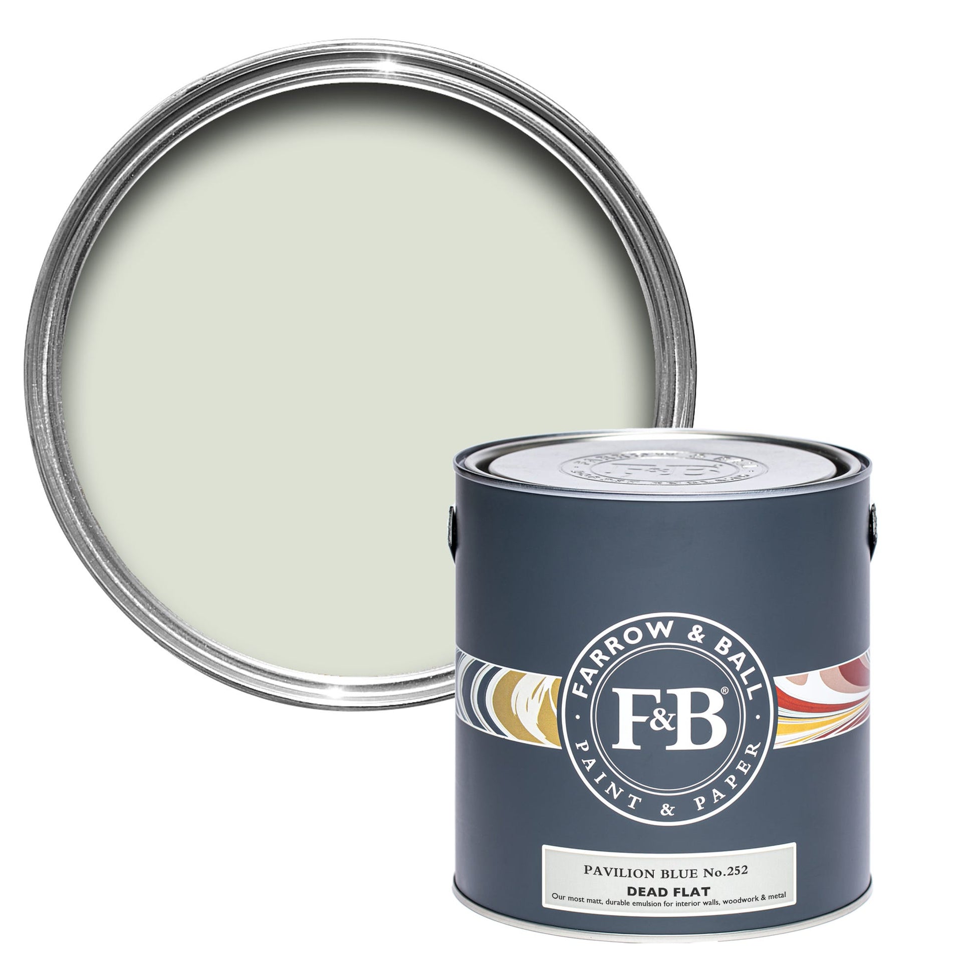 750ml Dead Flat Pavilion Blue No.252