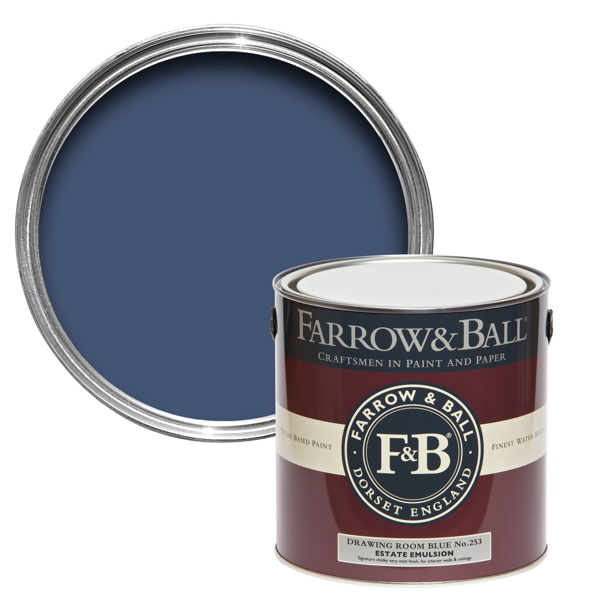 US Gallon Modern Emulsion Drawing Room Blue No.253