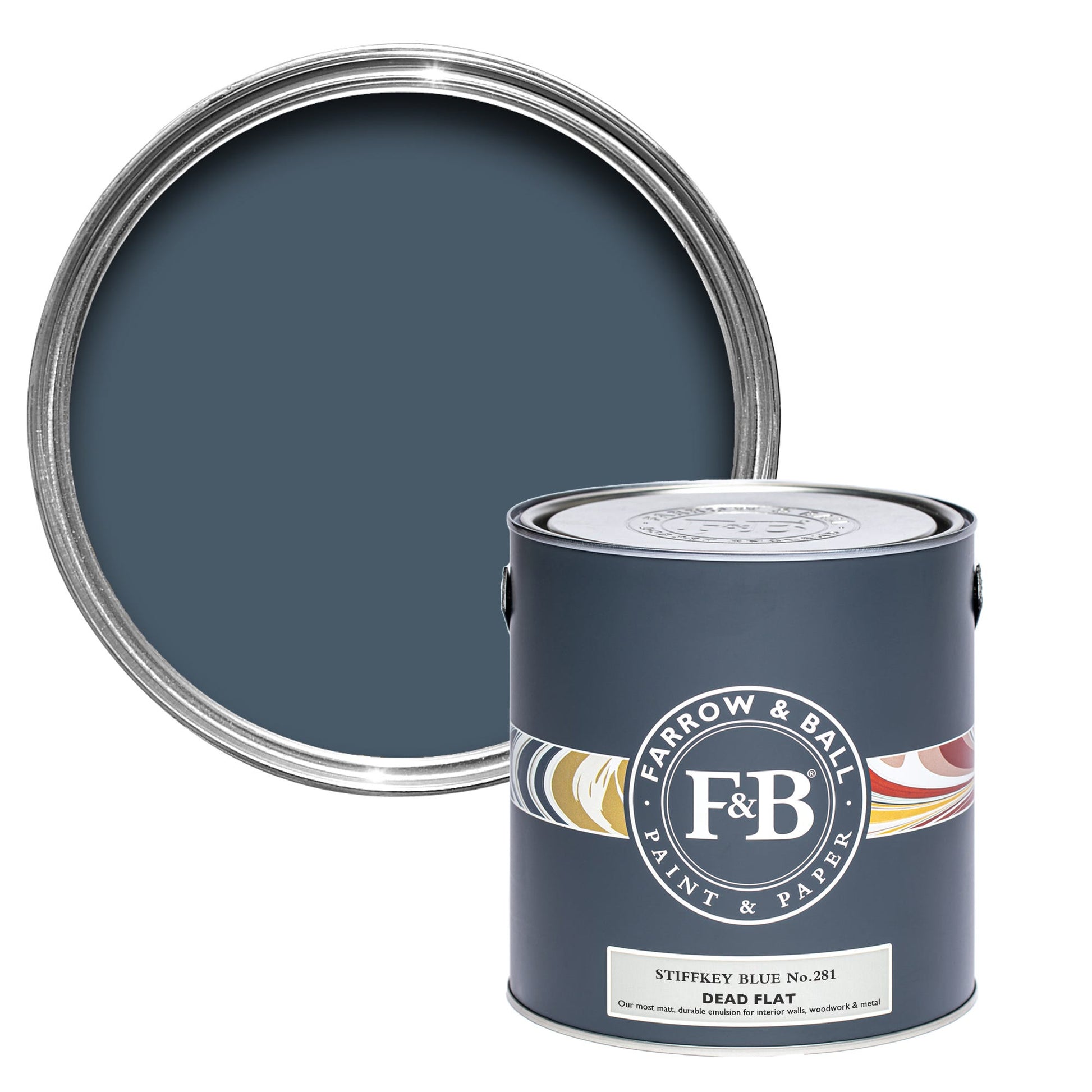 750ml Dead Flat Stiffkey Blue No.281