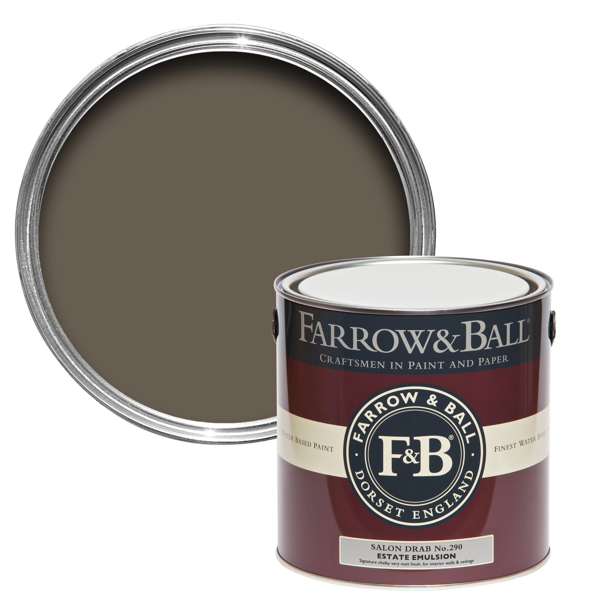 US Gallon Flat Eggshell Salon Drab No.290