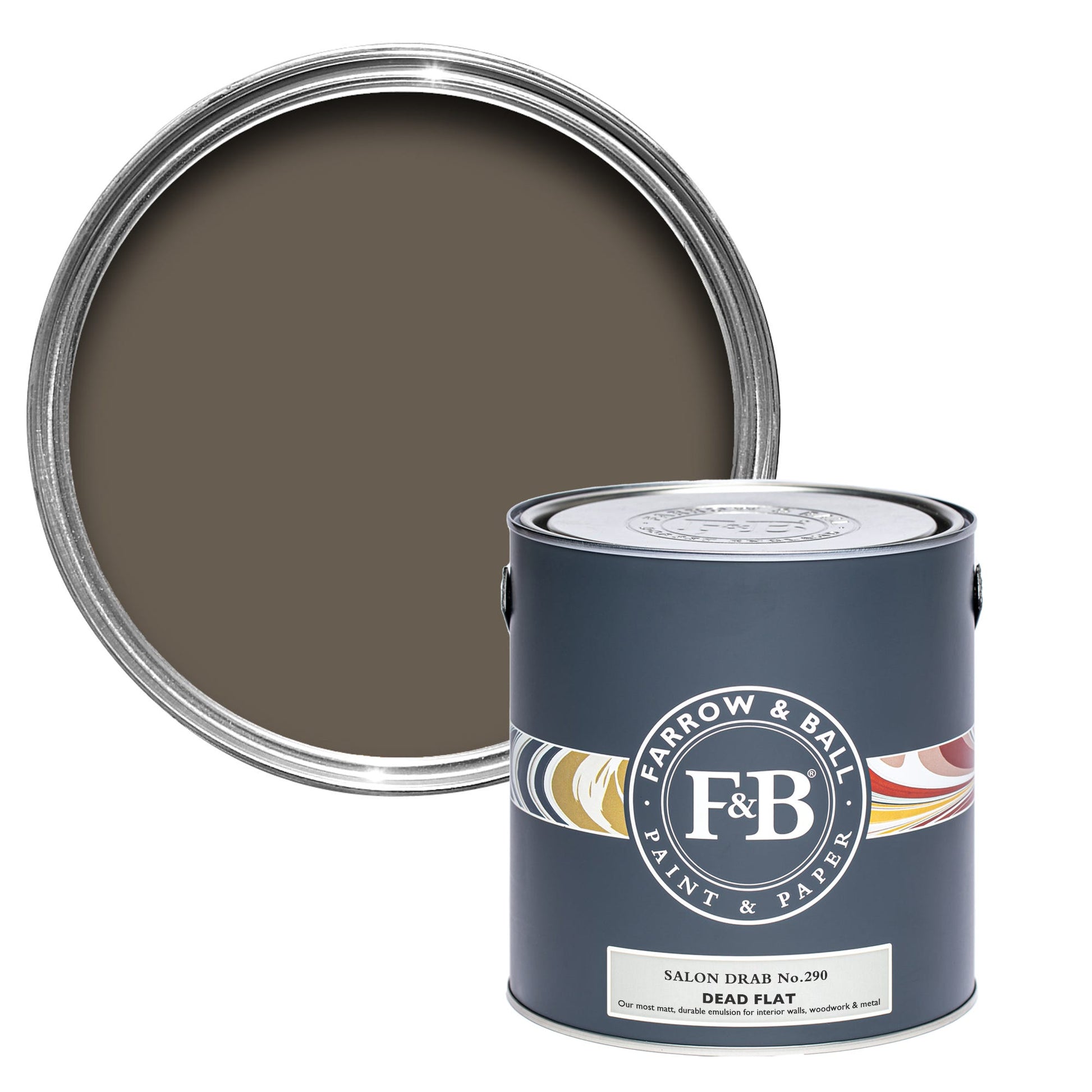 US Gallon Dead Flat Salon Drab No.290