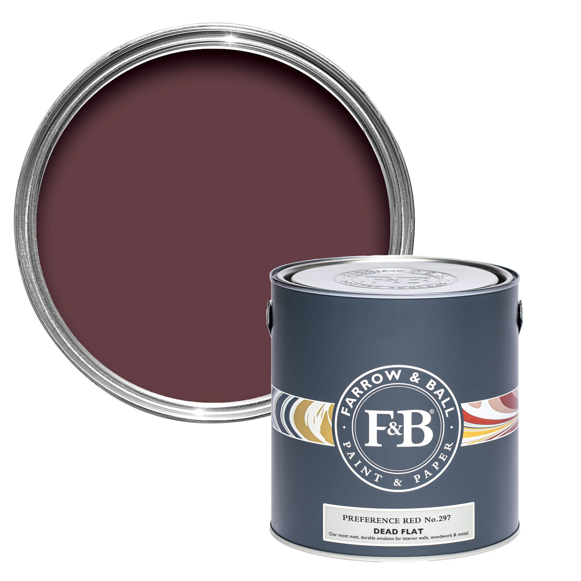 US Gallon Dead Flat Preference Red No.297