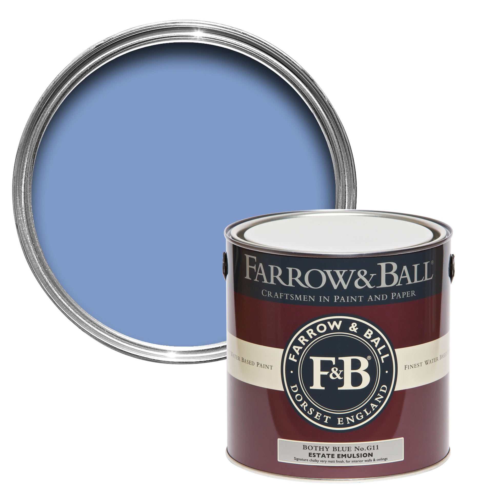 US Gallon Flat Eggshell Bothy Blue No.G11
