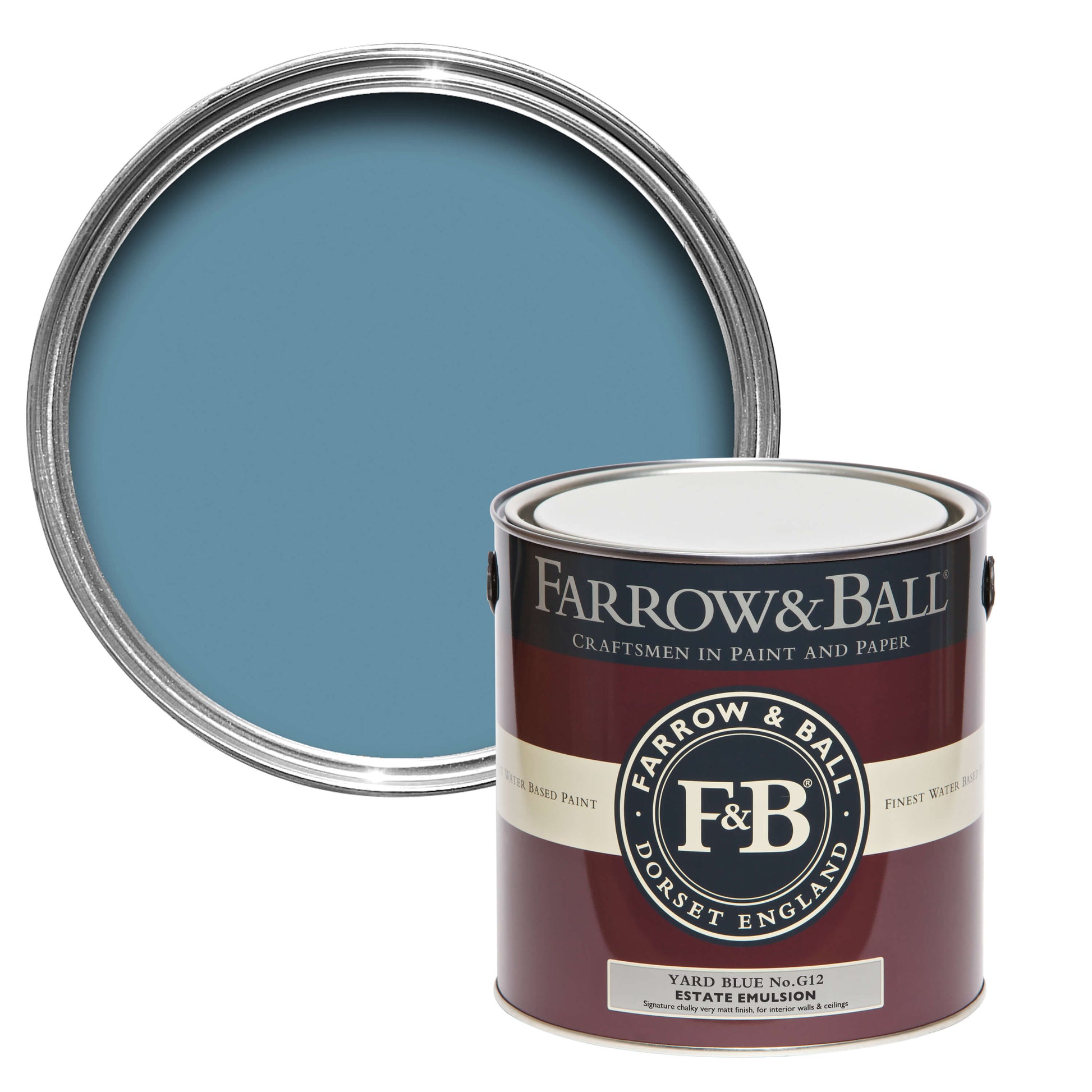 US Gallon Estate Eggshell Yard Blue No.G12