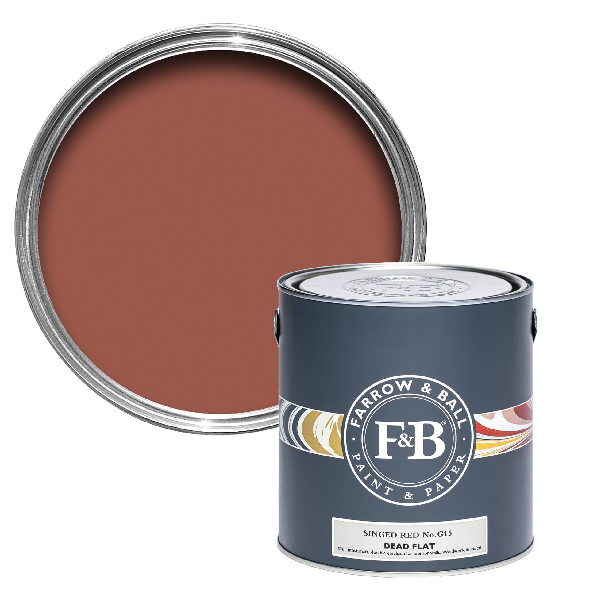750ml Dead Flat Singed Red No.G15