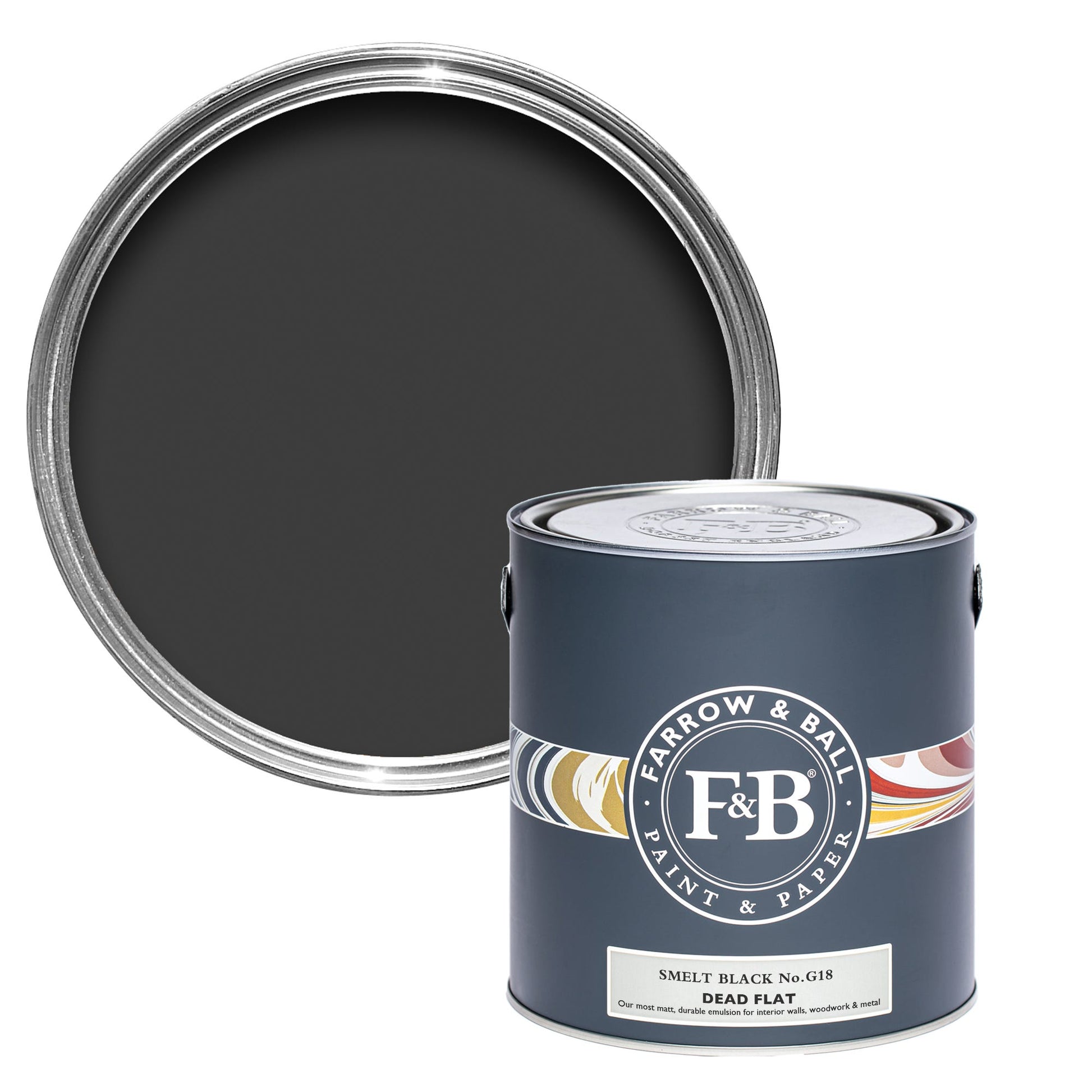 US Gallon Dead Flat Smelt Black No.G18
