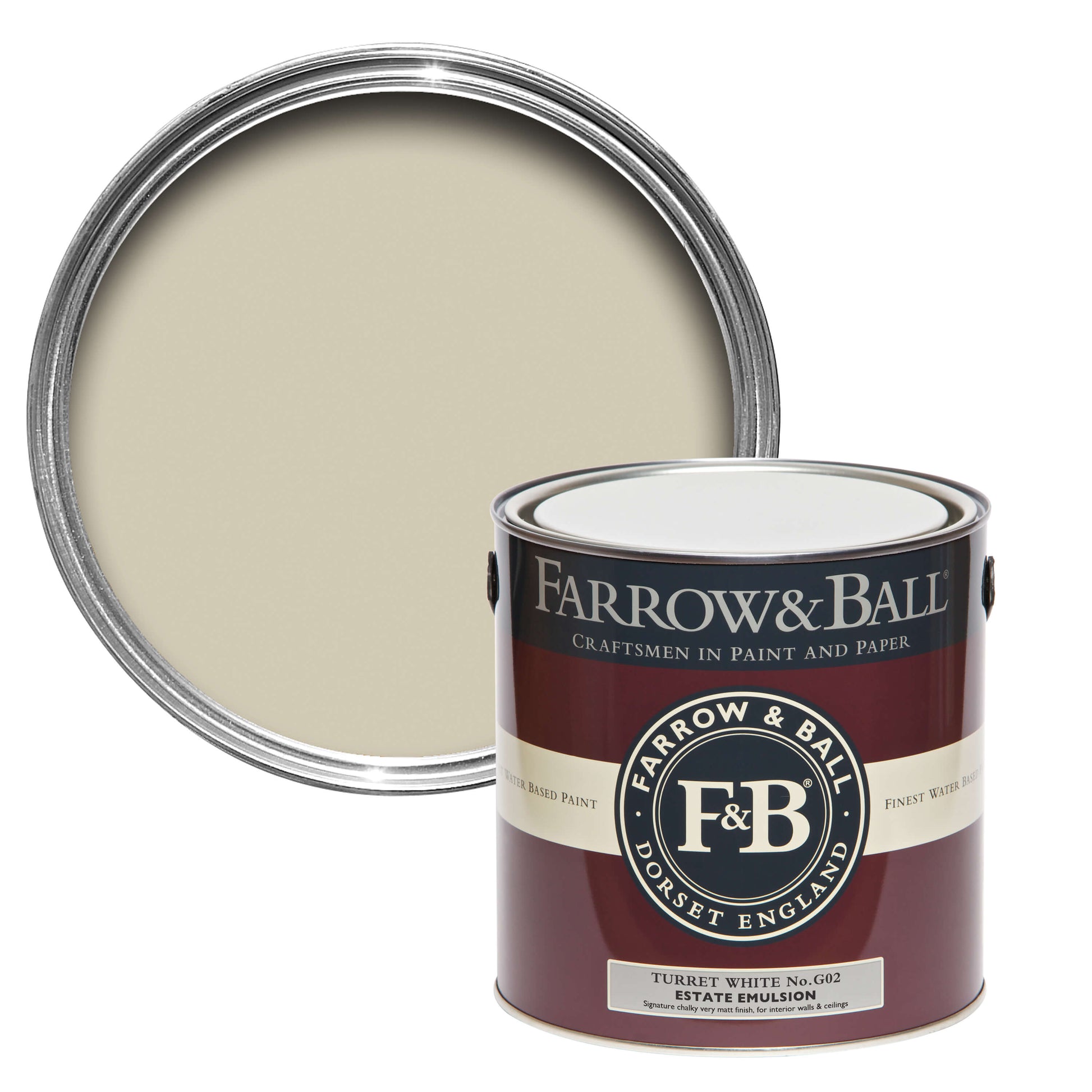 US Gallon Exterior Masonry Turret White No.G2