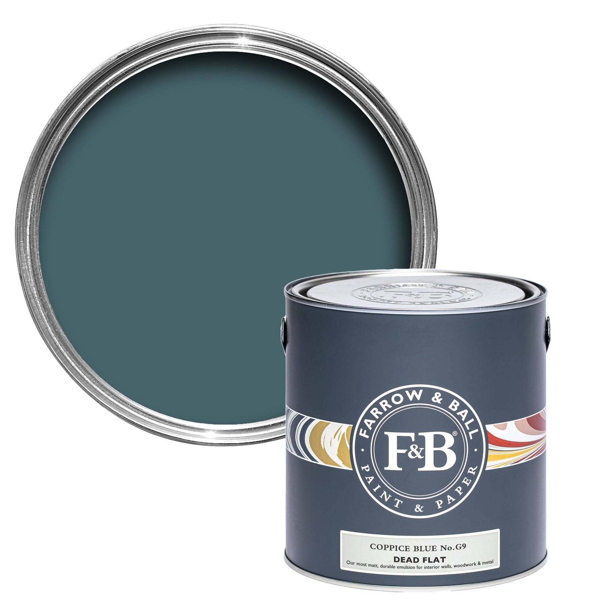 US Gallon Dead Flat Coppice Blue No.G9