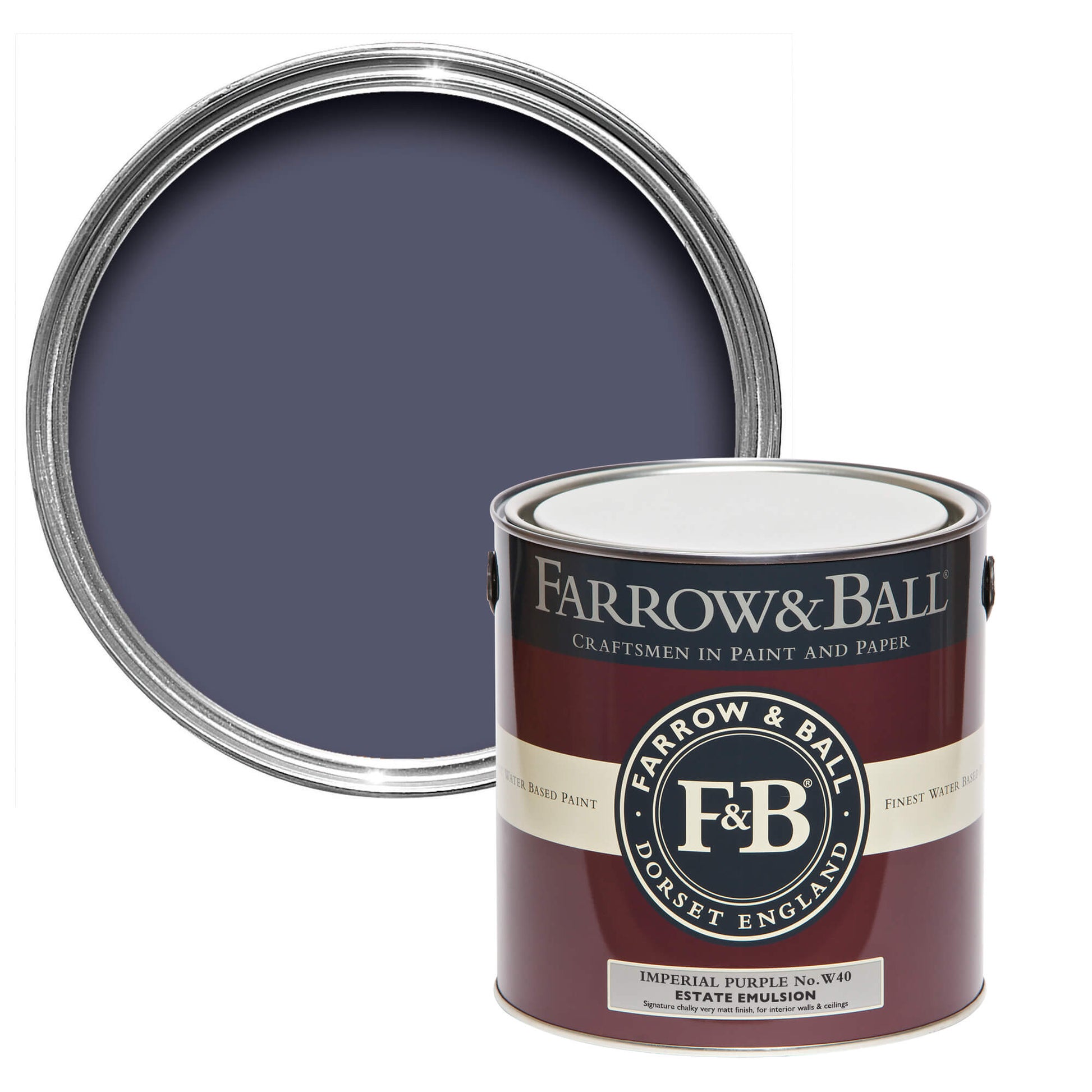 750ml Flat Eggshell Imperial Purple No.W40