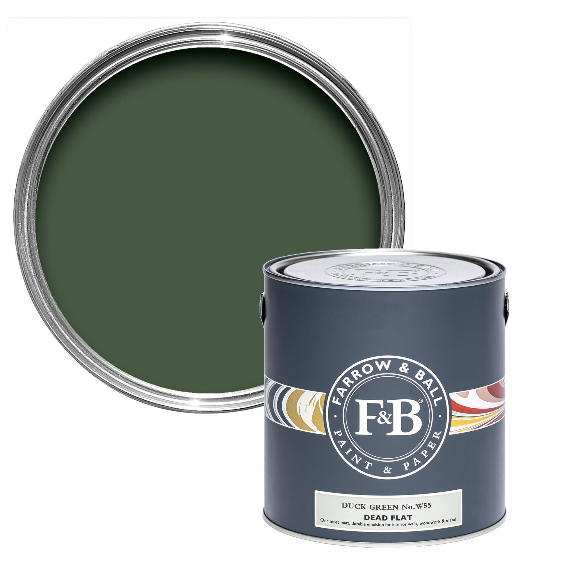 US Gallon Dead Flat Duck Green No.W55
