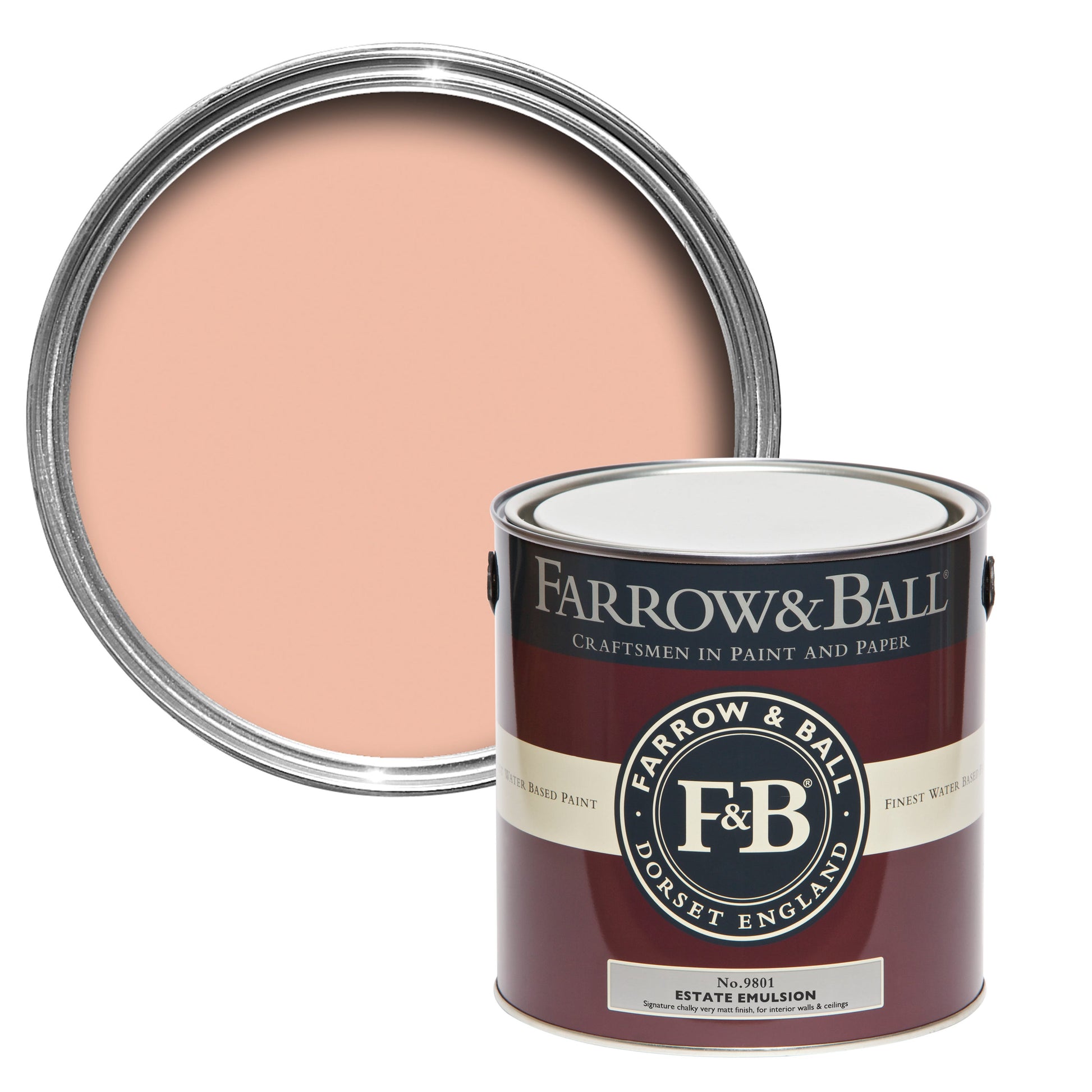 US Gallon Flat Eggshell Pink Cup No.9801