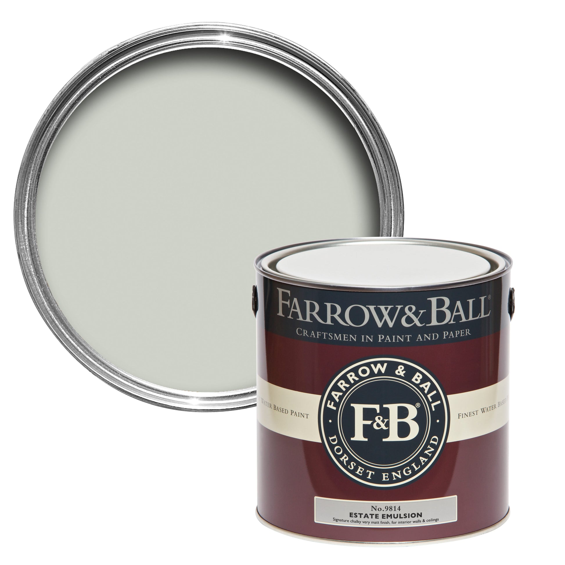 750ml Flat Eggshell Blanc de Chine No.9814