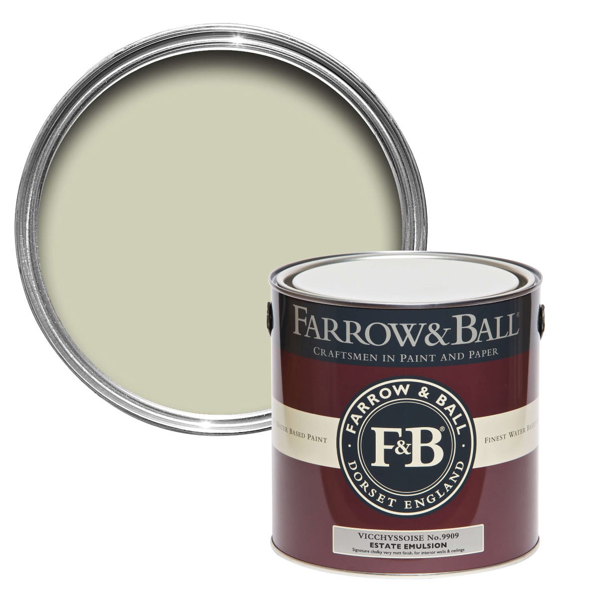 US Gallon Flat Eggshell Vichysoisse No.9909